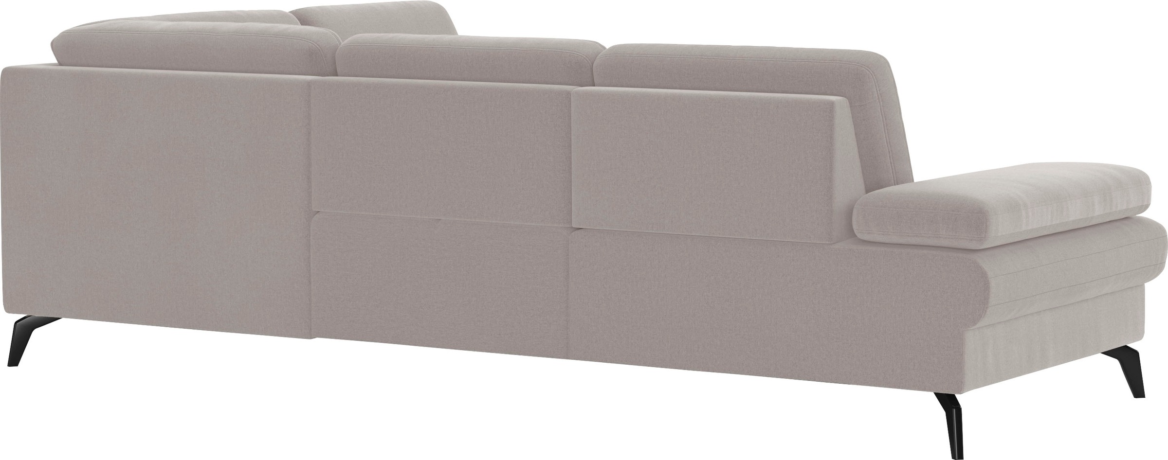 sit&more Ecksofa »Morris L-Form, inkl. Sitztiefenverstellung«, wahlweise mit Armteilverstellung, Bettfunktion & Bettkasten