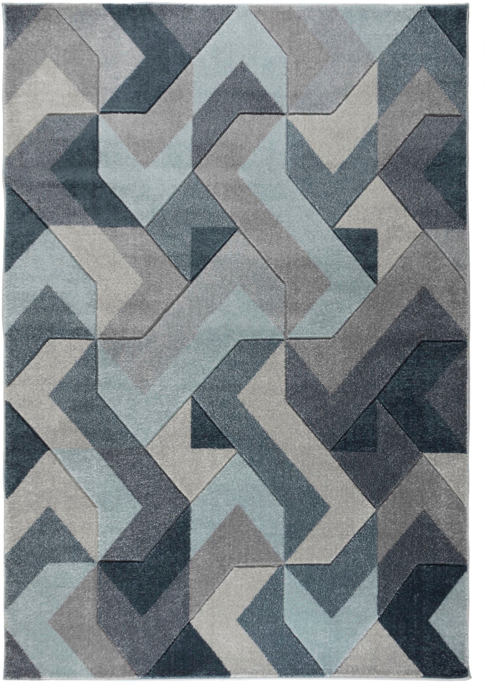FLAIR RUGS Teppich "AURORA" rechteckig 11 mm Höhe Handgeschnitzt günstig online kaufen