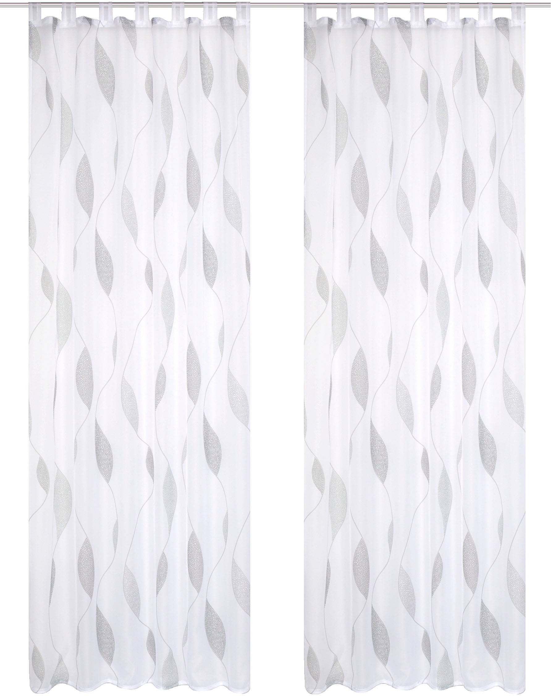 HOME WOHNIDEEN Vorhang "PAOLO" Schlaufen 2 Stk. tlg. 2er Pack Schlaufenscha günstig online kaufen