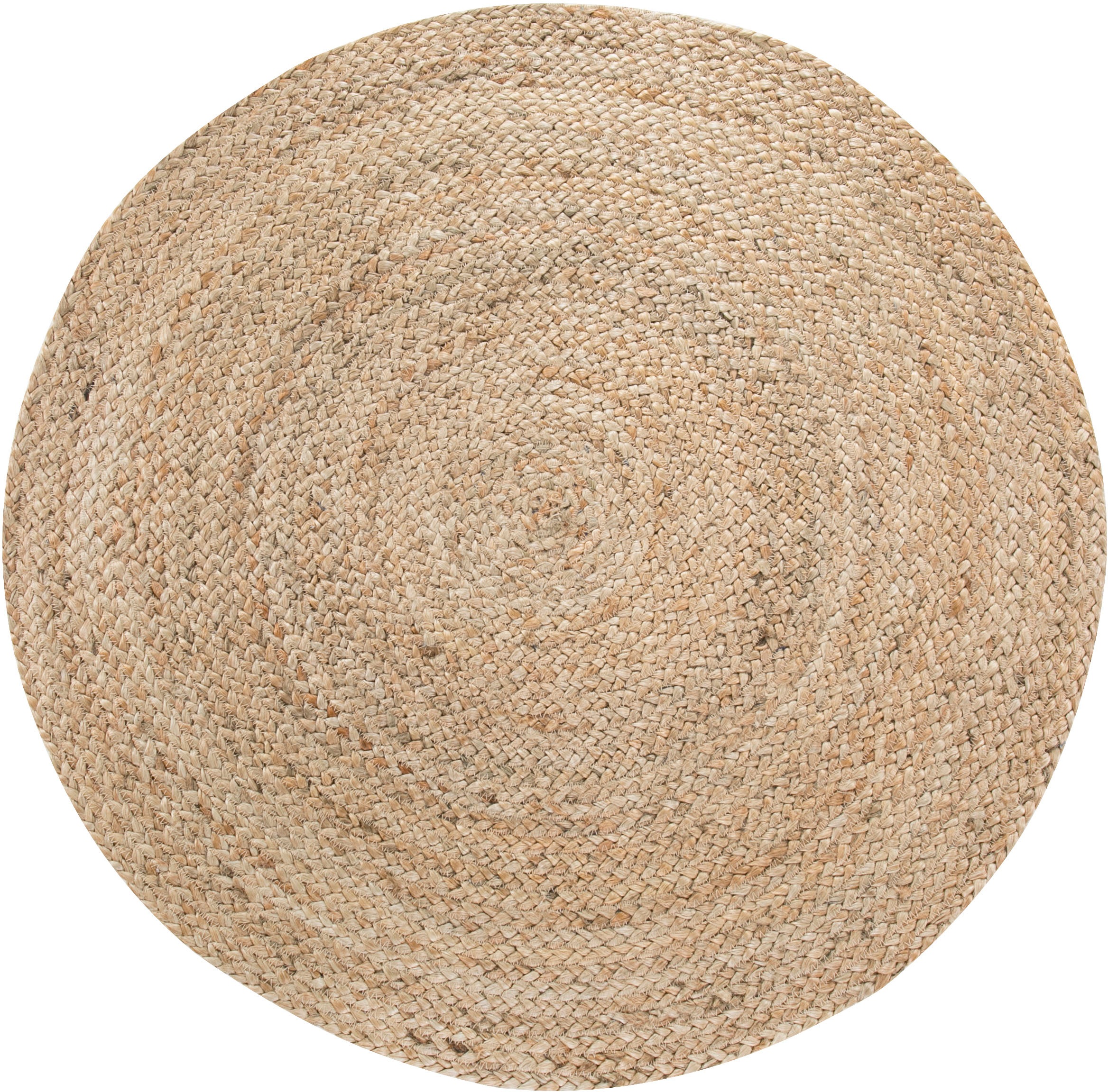 Teppich OTTO HOME "Mataro", beige (natur), H:4mm Ø:60cm, Jute, Teppiche, Teppich, Wendeteppich, Flachgewebe, Obermaterial: 100% Jute