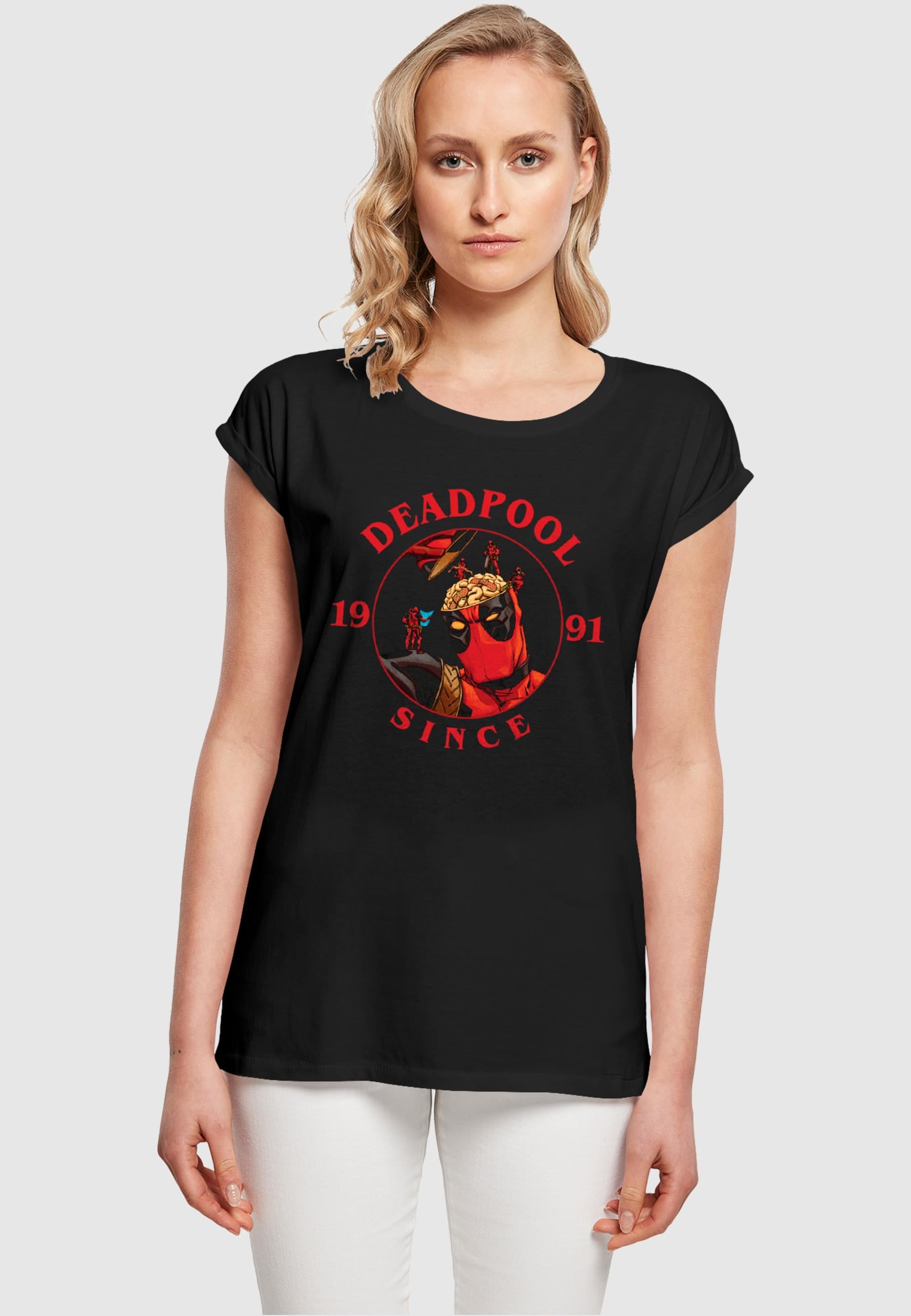 ABSOLUTE CULT T-Shirt "ABSOLUTE CULT Damen Ladies Deadpool - Brain Damage T günstig online kaufen