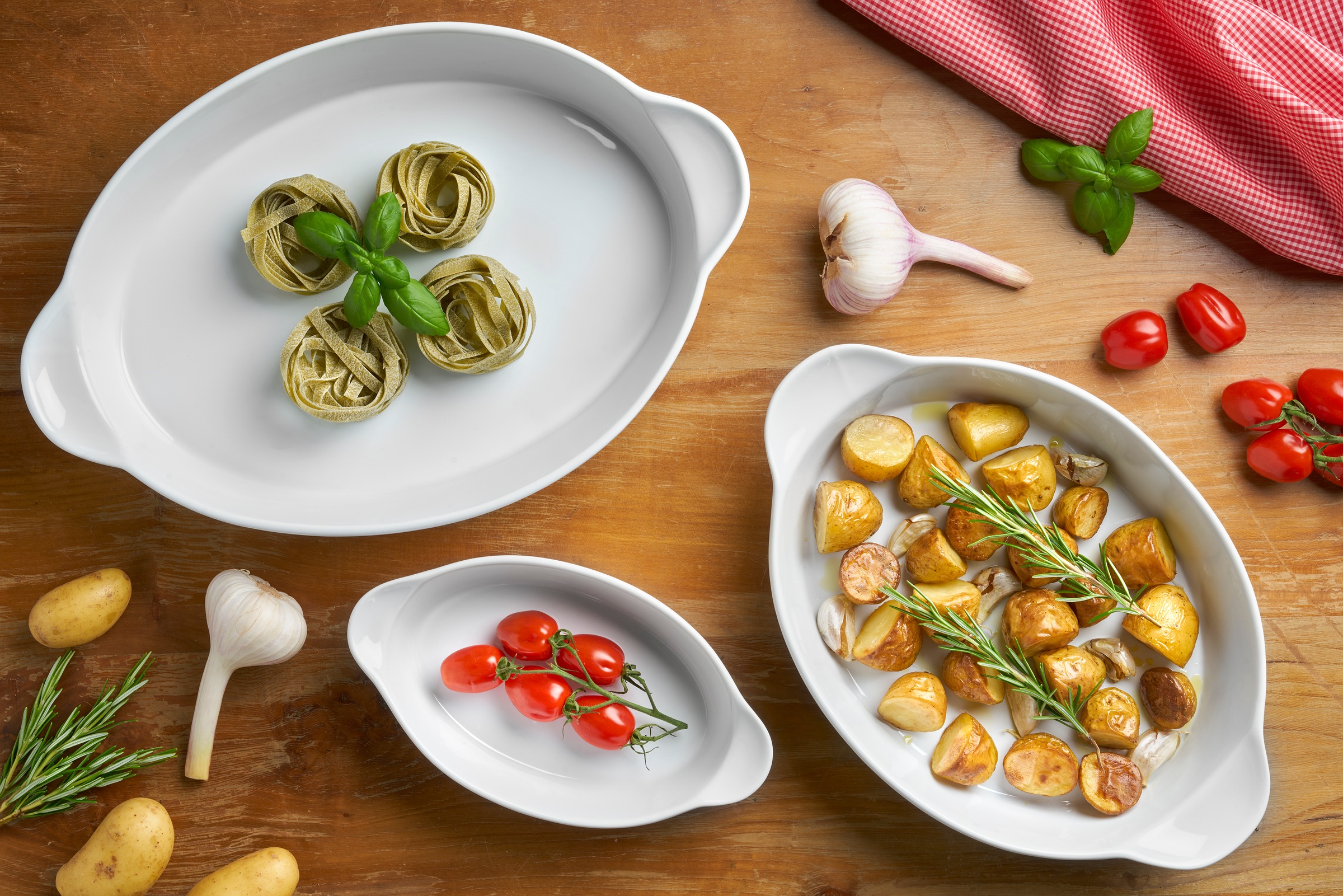 van Well Auflaufform "Backform oval, 35 x 23 x 6,7 cm" Porzellan 1 Stk. tlg günstig online kaufen