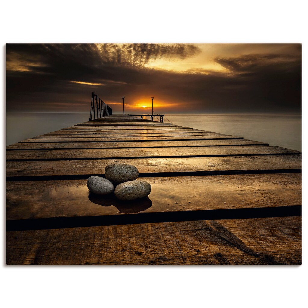 Artland Wandbild »Sonnenaufgang am Schwarzen Meer«, Sonnenaufgang & -untergang, (1 St.)