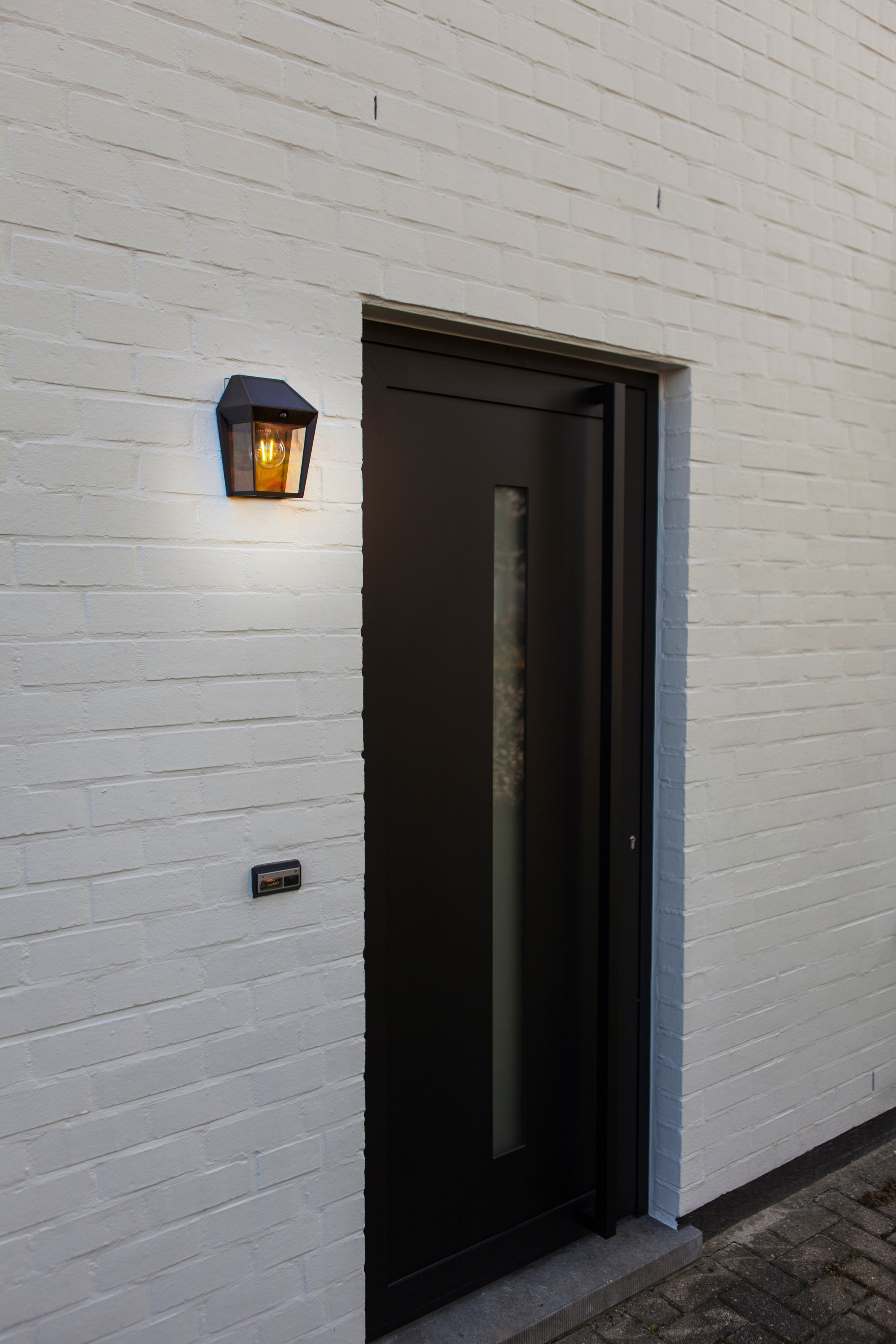 LUTEC LED Solarleuchte »Solar-Aussenwandl. mit BWM AVONY«, 1 flammig, Leuchtmittel E27 | ohne Leuchtmittel, inkl. Leuchtmittel