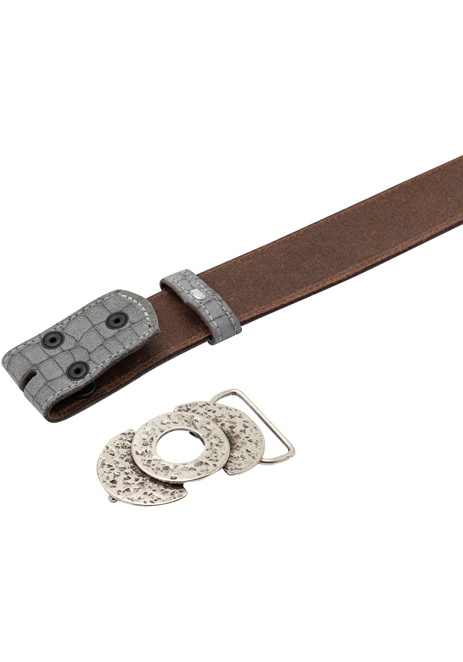 RETTUNGSRING by showroom 019° Ledergürtel mit austauschbarer Schließe »Kreiso«