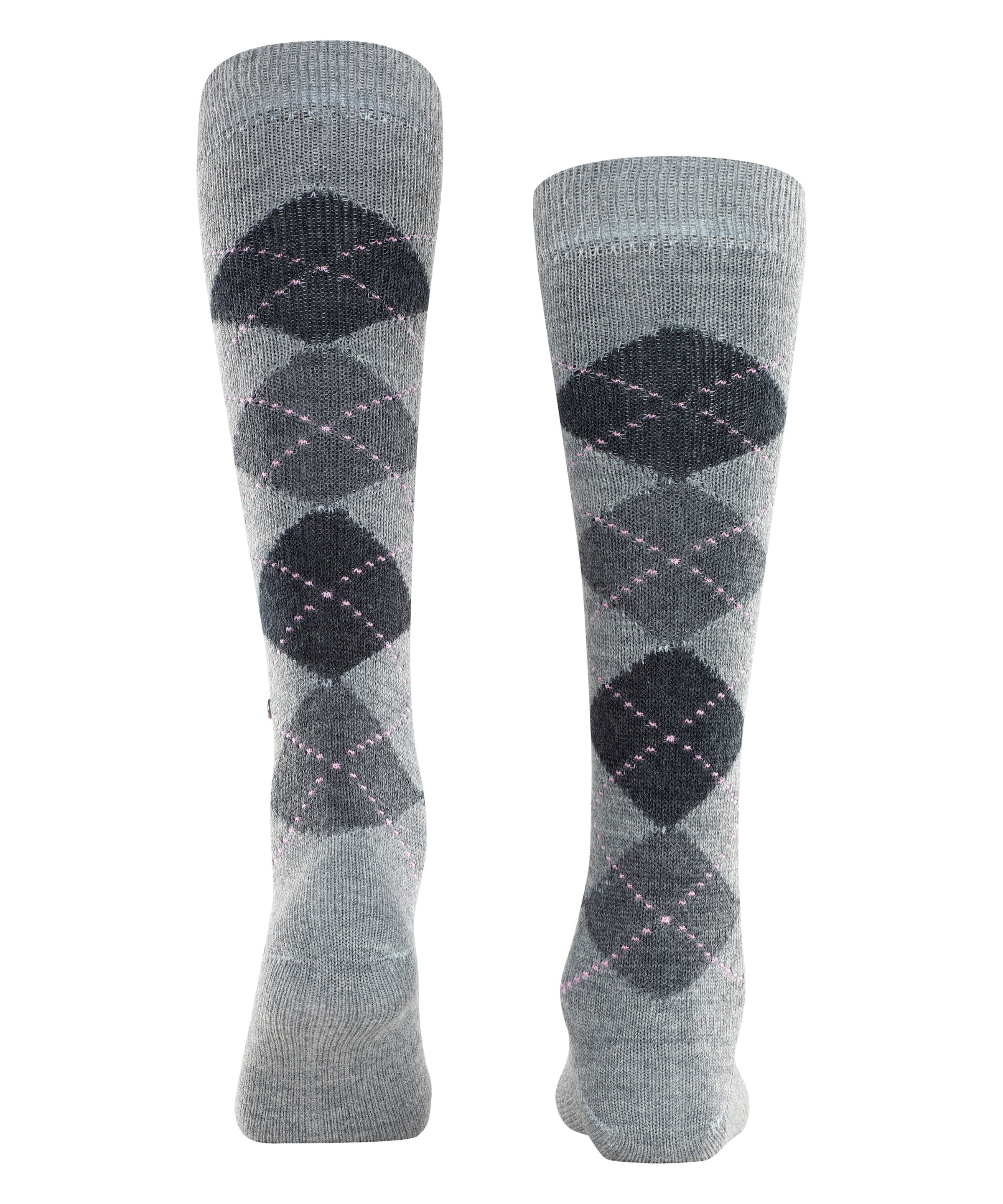 Burlington Kniestrümpfe »Whitby« Einheitsgröße 36-41, Argyle-Muster, weiche Haptik