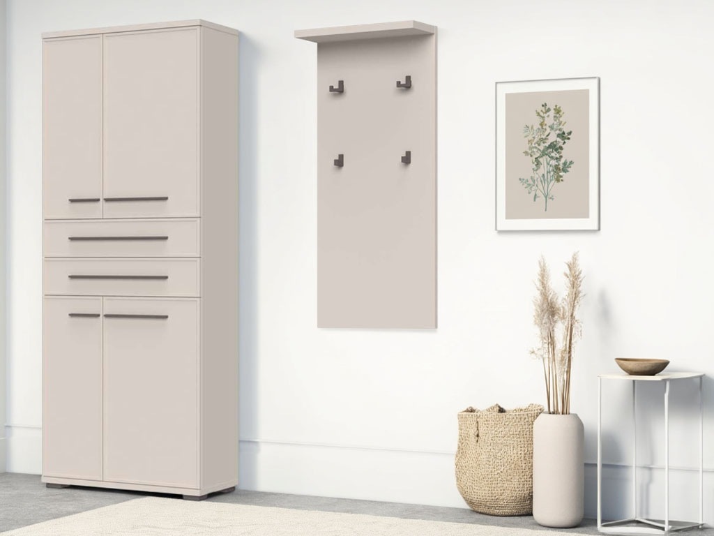 Places of Style Garderobenpaneel "Opera, Wandregal, mit Haken, mit Regal, i günstig online kaufen