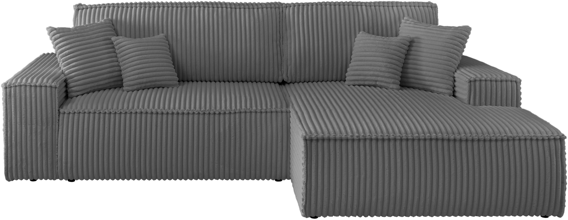 andas Ecksofa "FINNLEY Schlafsofa 267 cm, L-Form mit Schlaffunktion & Bettk günstig online kaufen