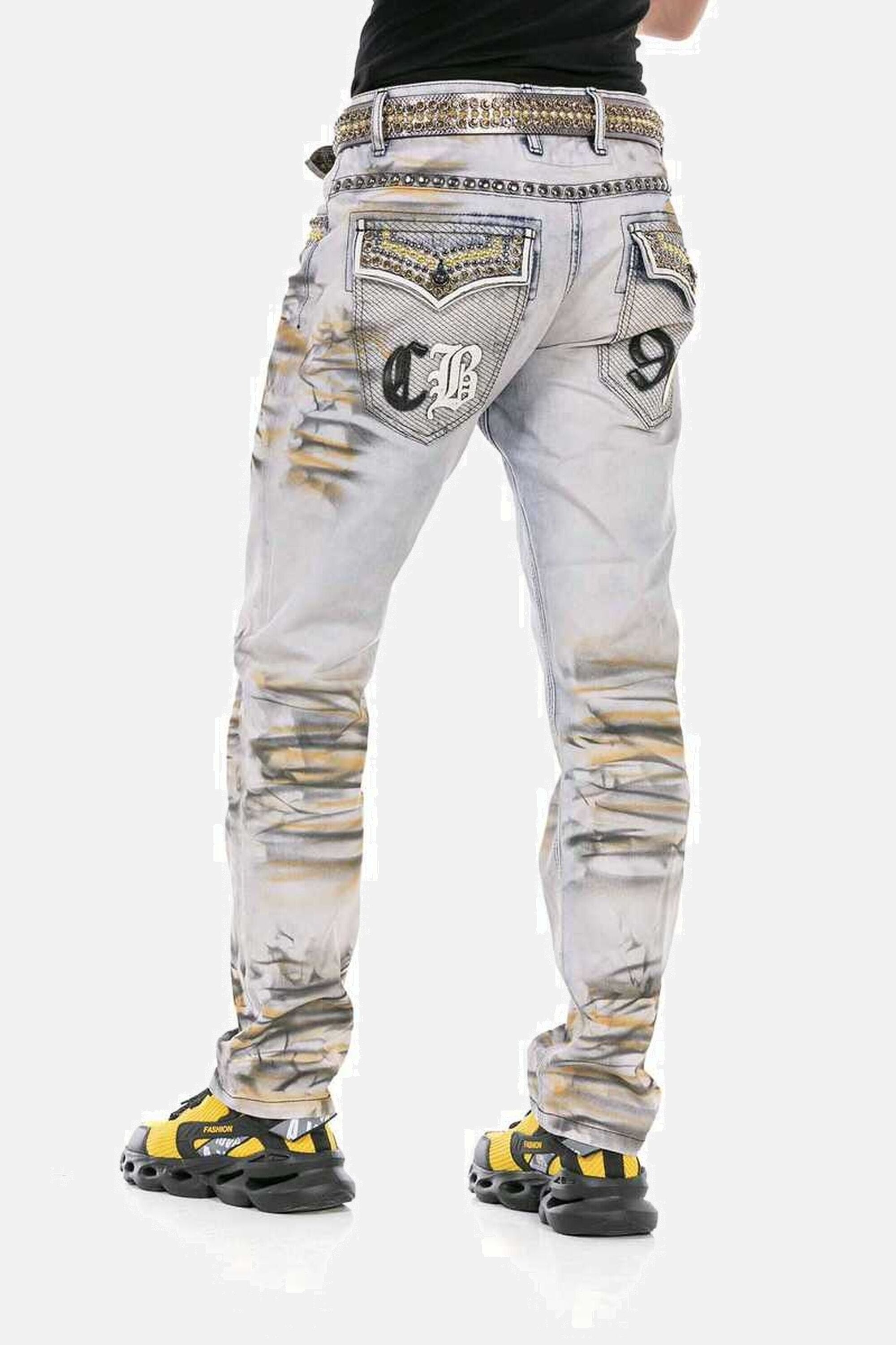 Cipo & Baxx 5-Pocket-Jeans »Jeans«, in extravagantem Look, CD733