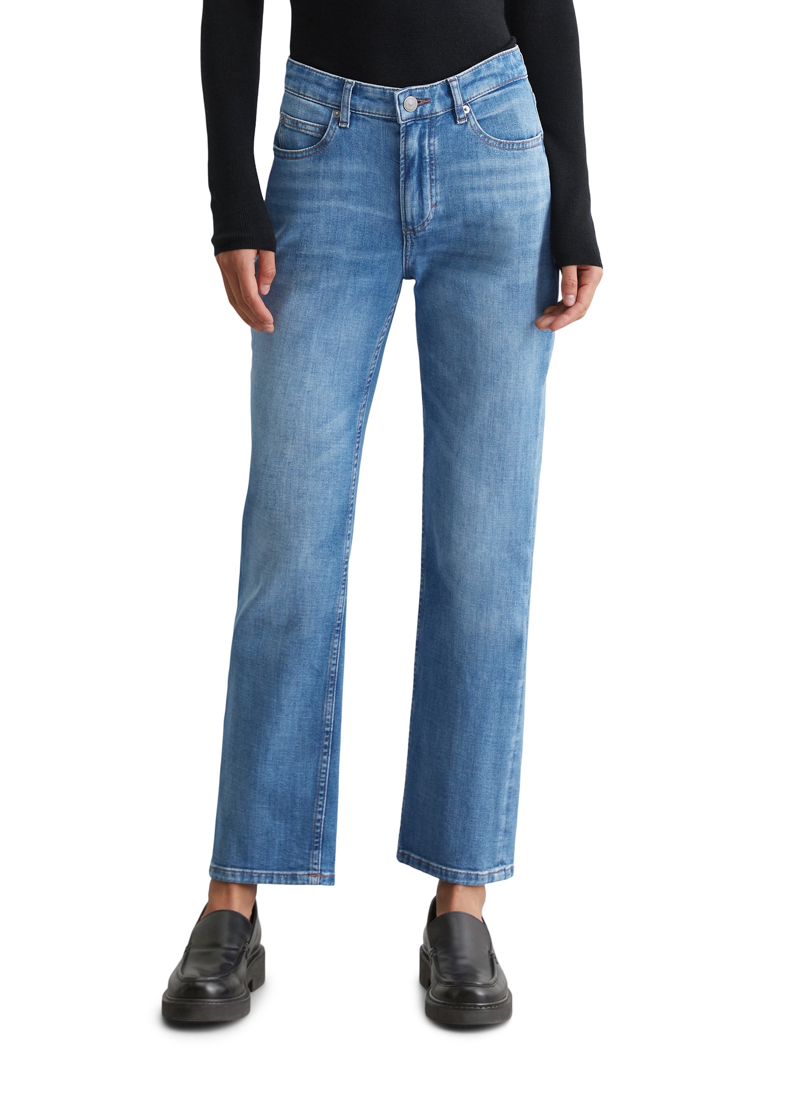 Straight-Jeans »aus softem Cashmere Touch Denim«