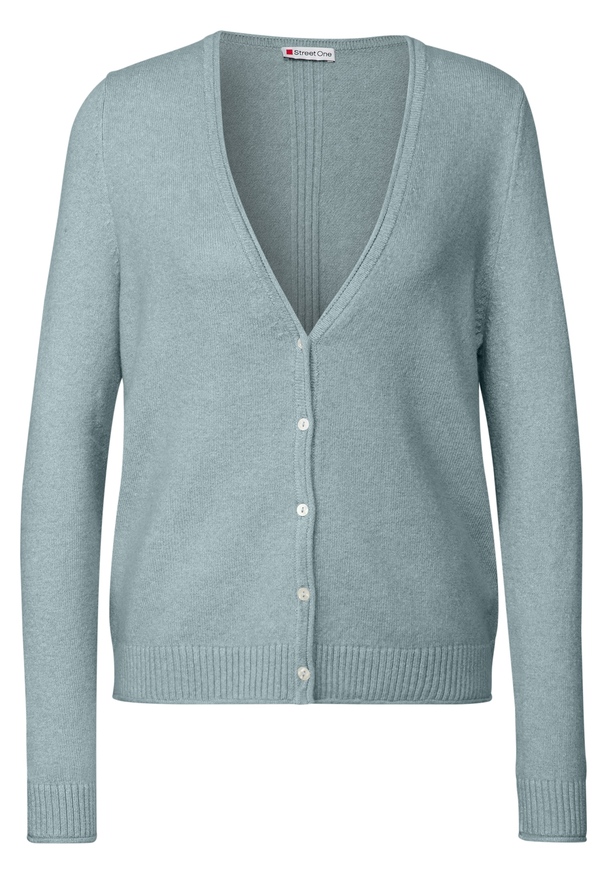 STREET ONE Cardigan, aus Baumwolle mit Stretchanteil