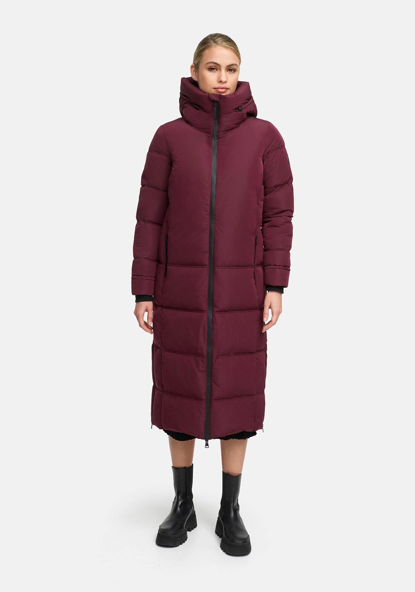 Marikoo Winterjacke "Honiaa" mit Seitenschlitzen für mehr Bewegungsfreiheit
