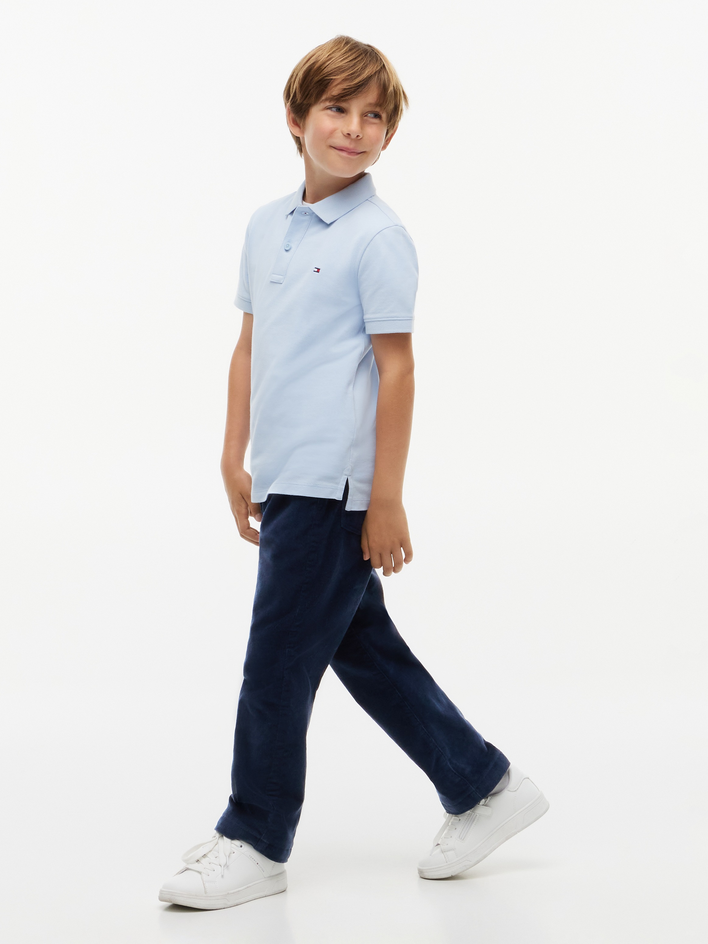 Tommy Hilfiger Poloshirt »FLAG POLO SS« mit Logostickerei