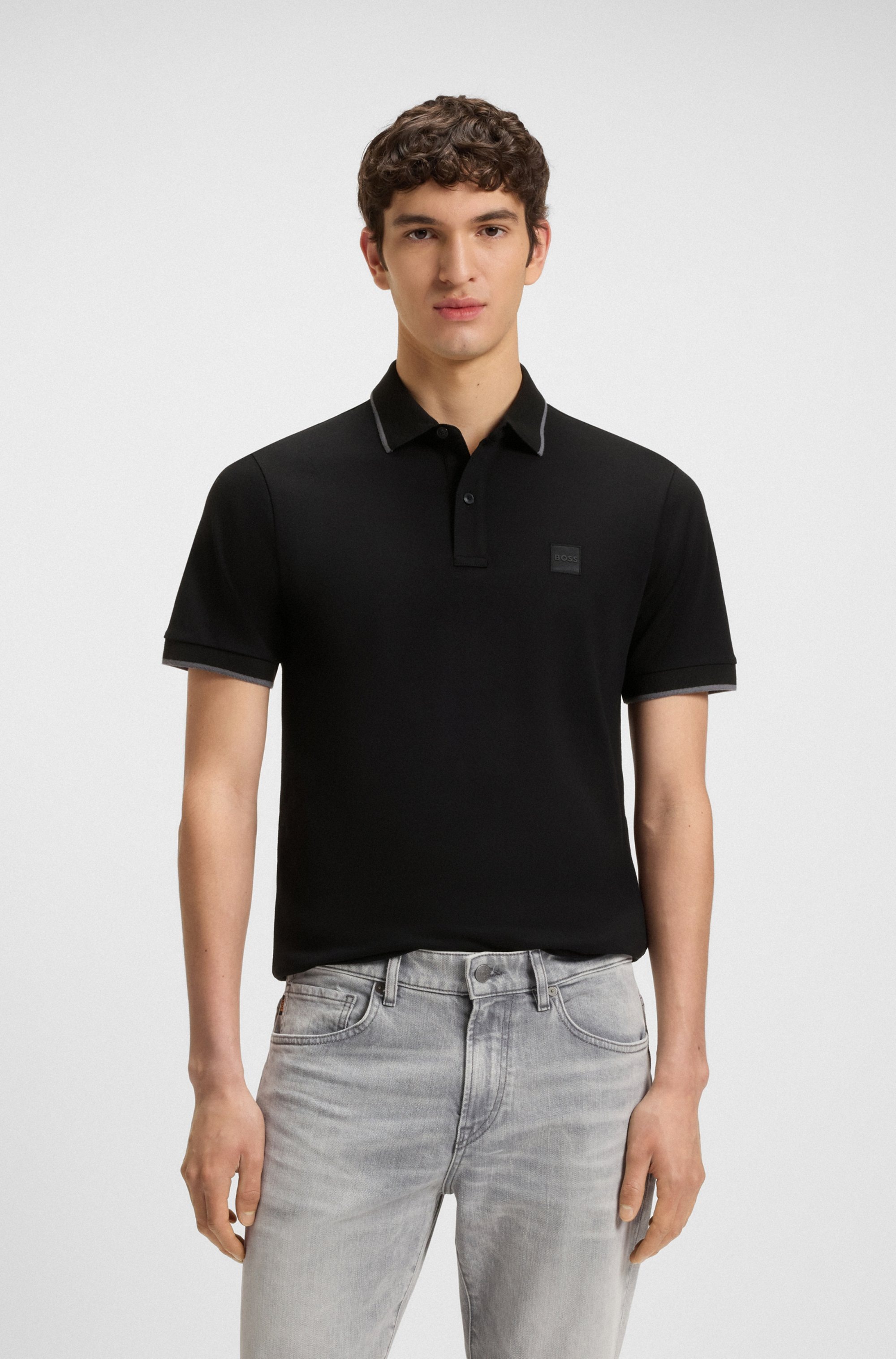 BOSS ORANGE Poloshirt "Passertip", mit BOSS Logo-Badge günstig online kaufen
