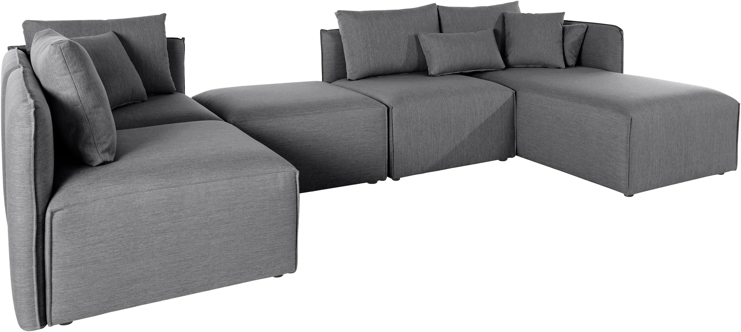 OTTO home Wohnlandschaft "Nöre U-Form" 5 Teile, in vielen Bezugsqualitäten günstig online kaufen
