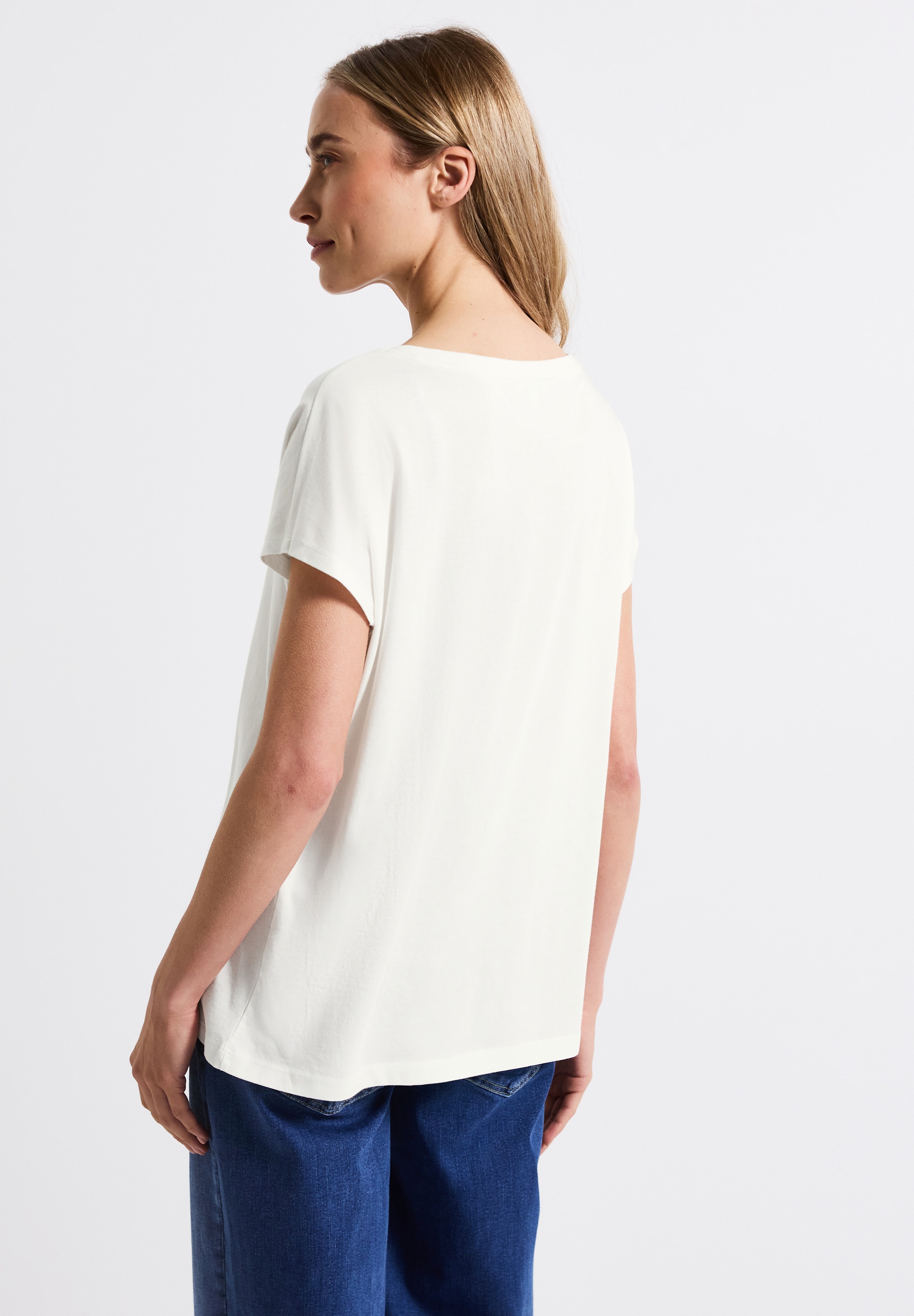 STREET ONE Shirttop mit Schriftzug günstig online kaufen