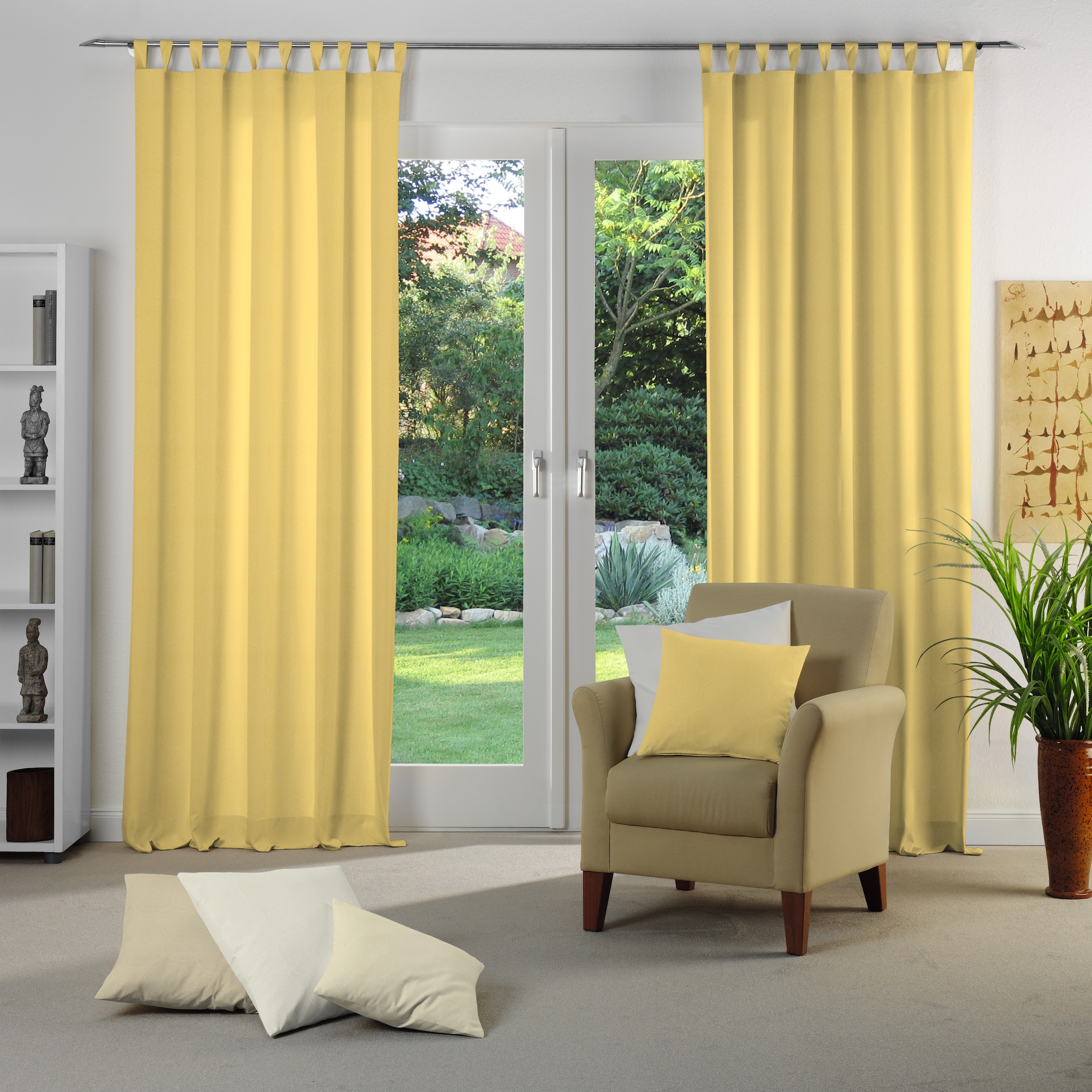 Wirth Vorhang "NEUFAHRN" Schlaufen 1 Stk. tlg. günstig online kaufen