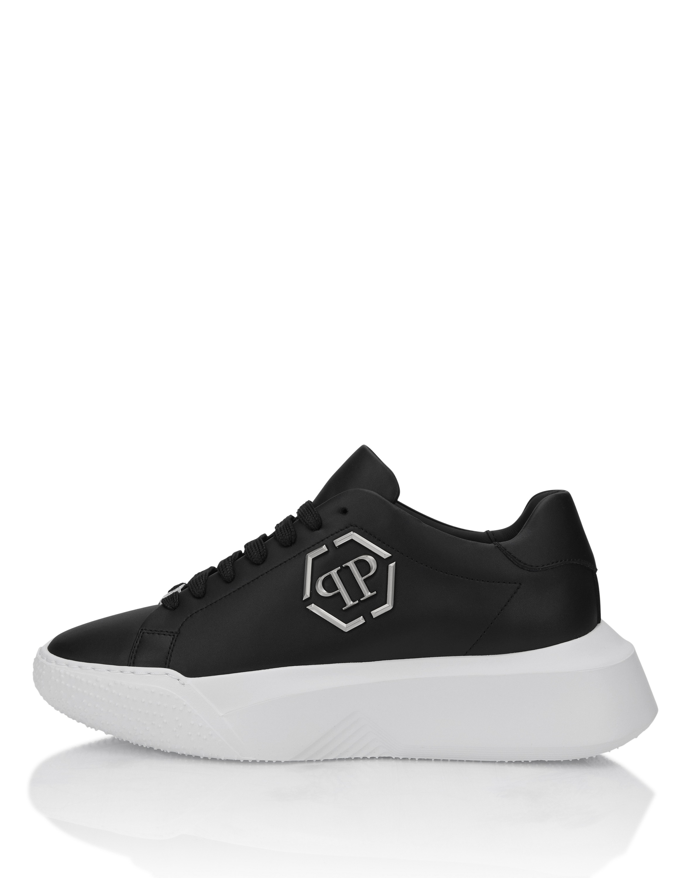 Sneaker PHILIPP PLEIN "Godzilla Runner Hexagon", Herren, Gr. 46, Normalschaft, 02, schwarz, Schuhe Sneaker, Topseller 3