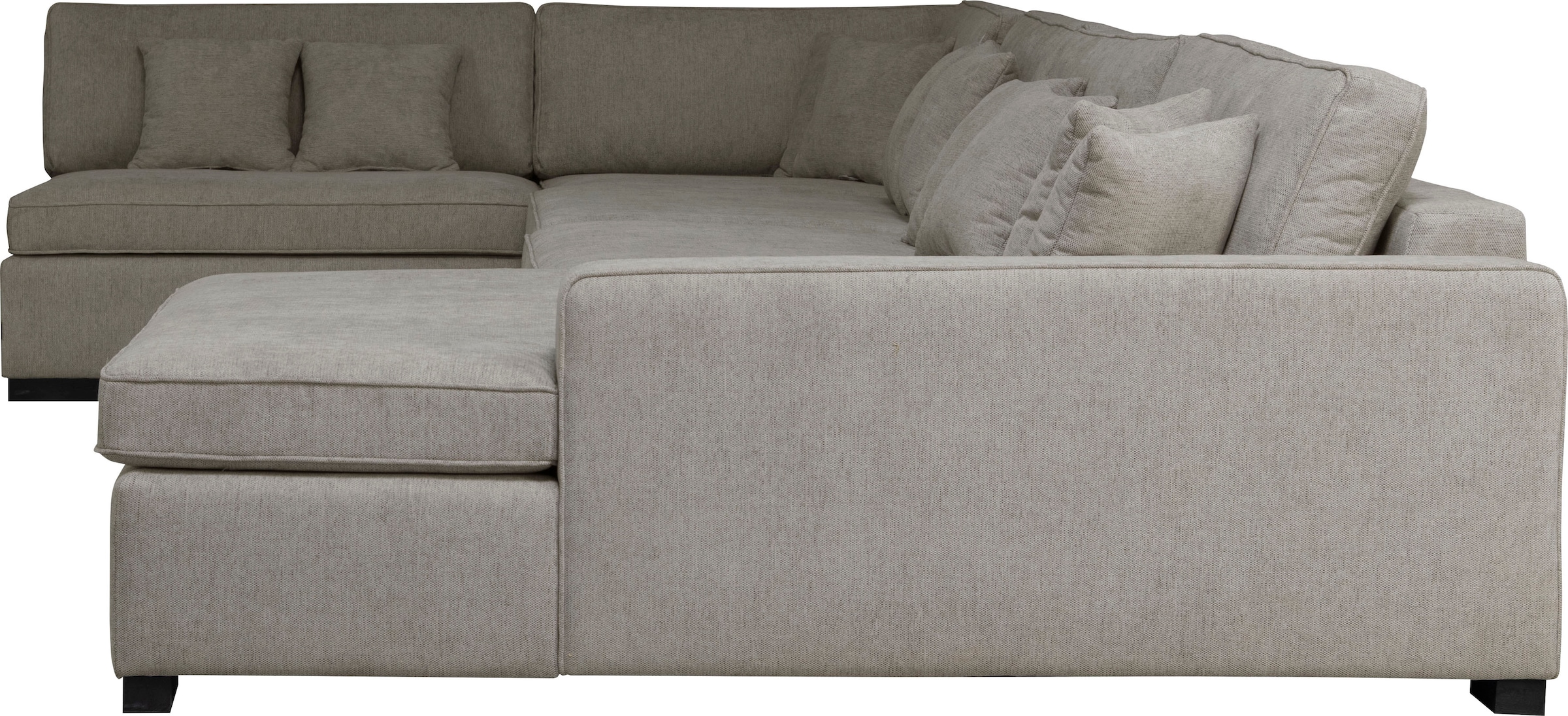 Home affaire Wohnlandschaft »Skara XXL U-Form«, Lounge-Sofa XXL mit Federkern-Polsterung, in vielen Bezugsvarianten