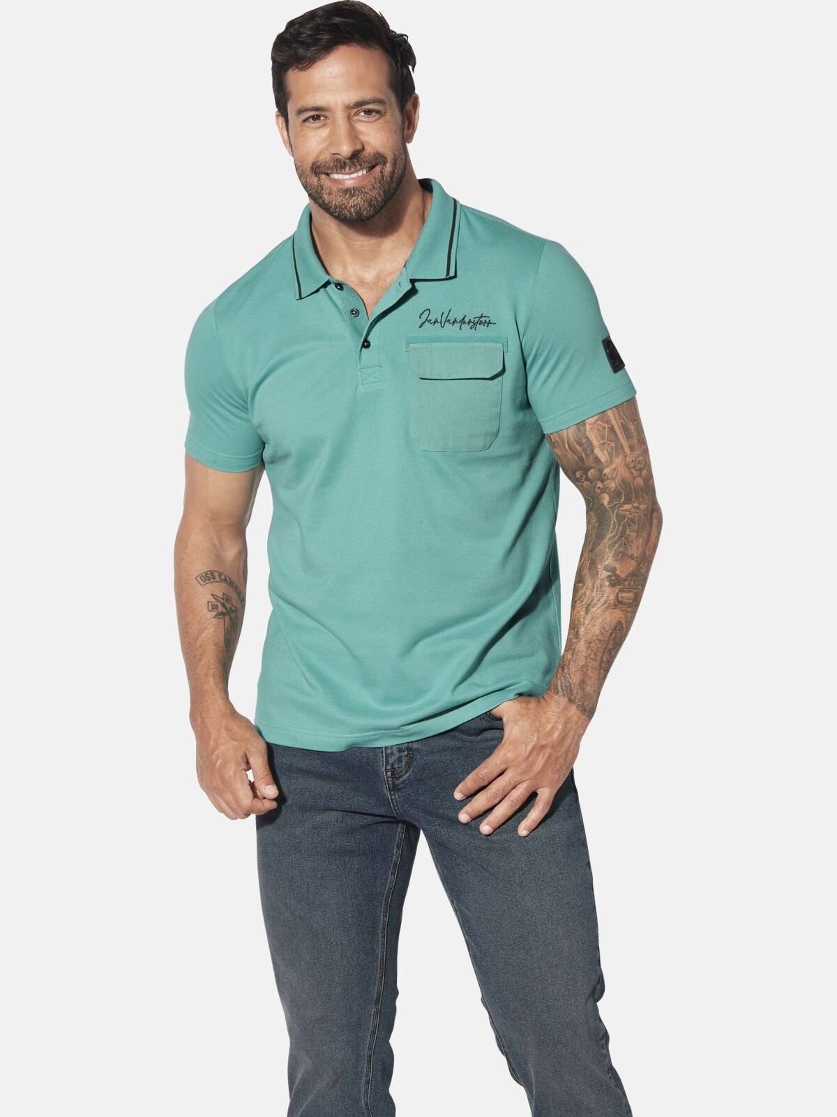 Jan Vanderstorm Poloshirt "Poloshirt STILTOR" günstig online kaufen