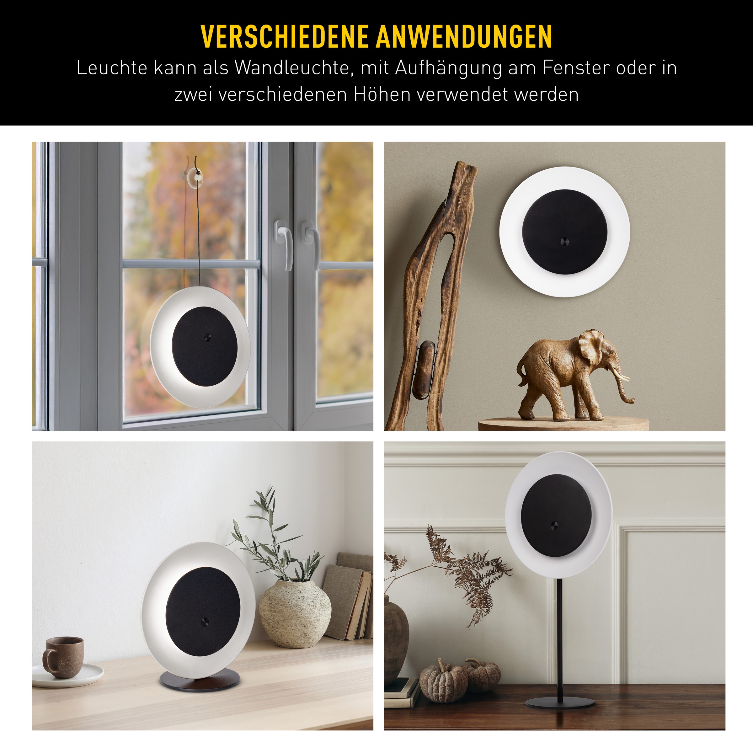 näve LED Solarleuchte »Solan« LED-Modul 1 Stk. Warmweiß 4in1 Akku-Solar-Tisch-Hängeleuchte, Touchschalter, USB, dimmbar