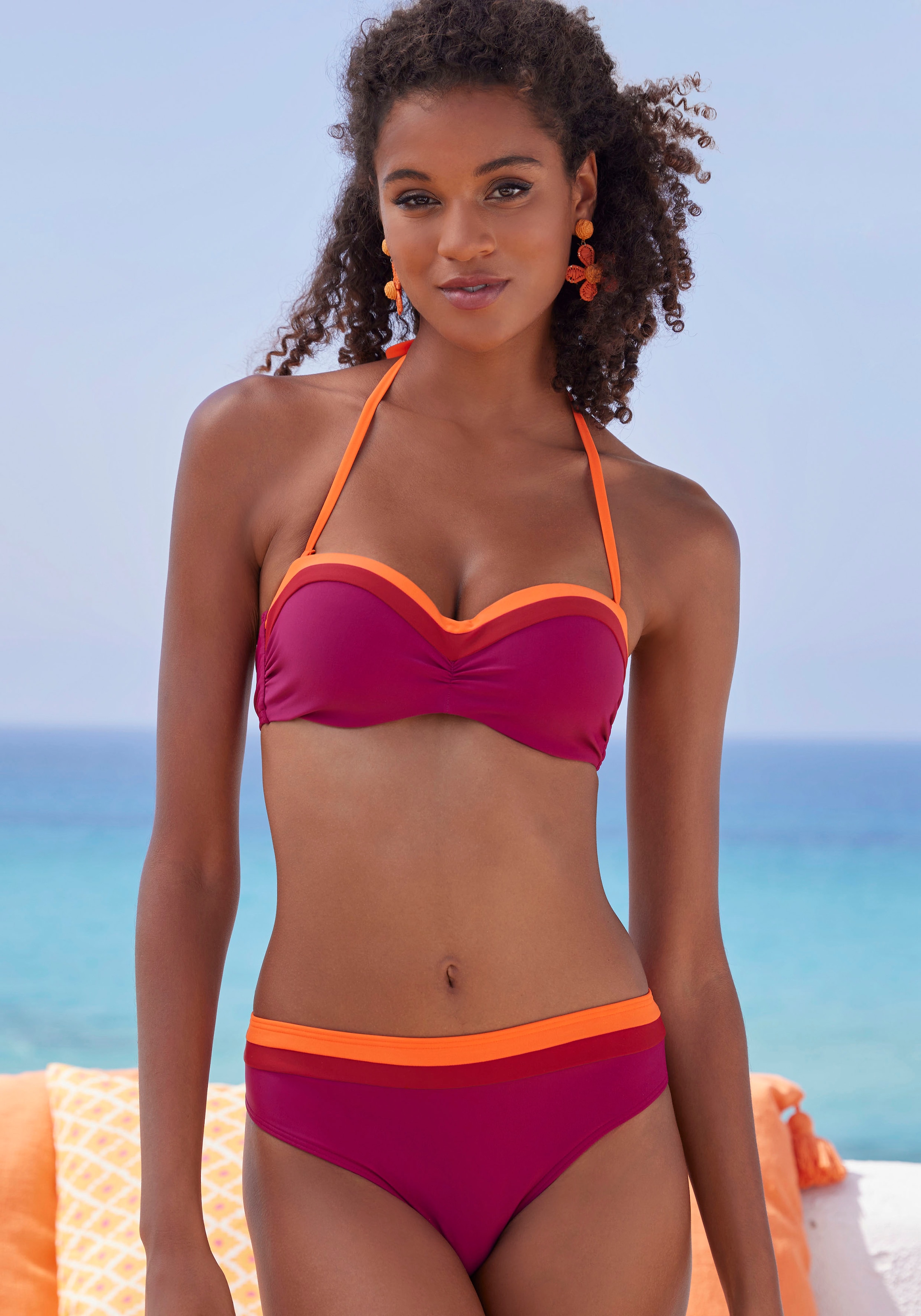 s.Oliver Bikini-Hose "Yella", mit kontrastfarbenen Details