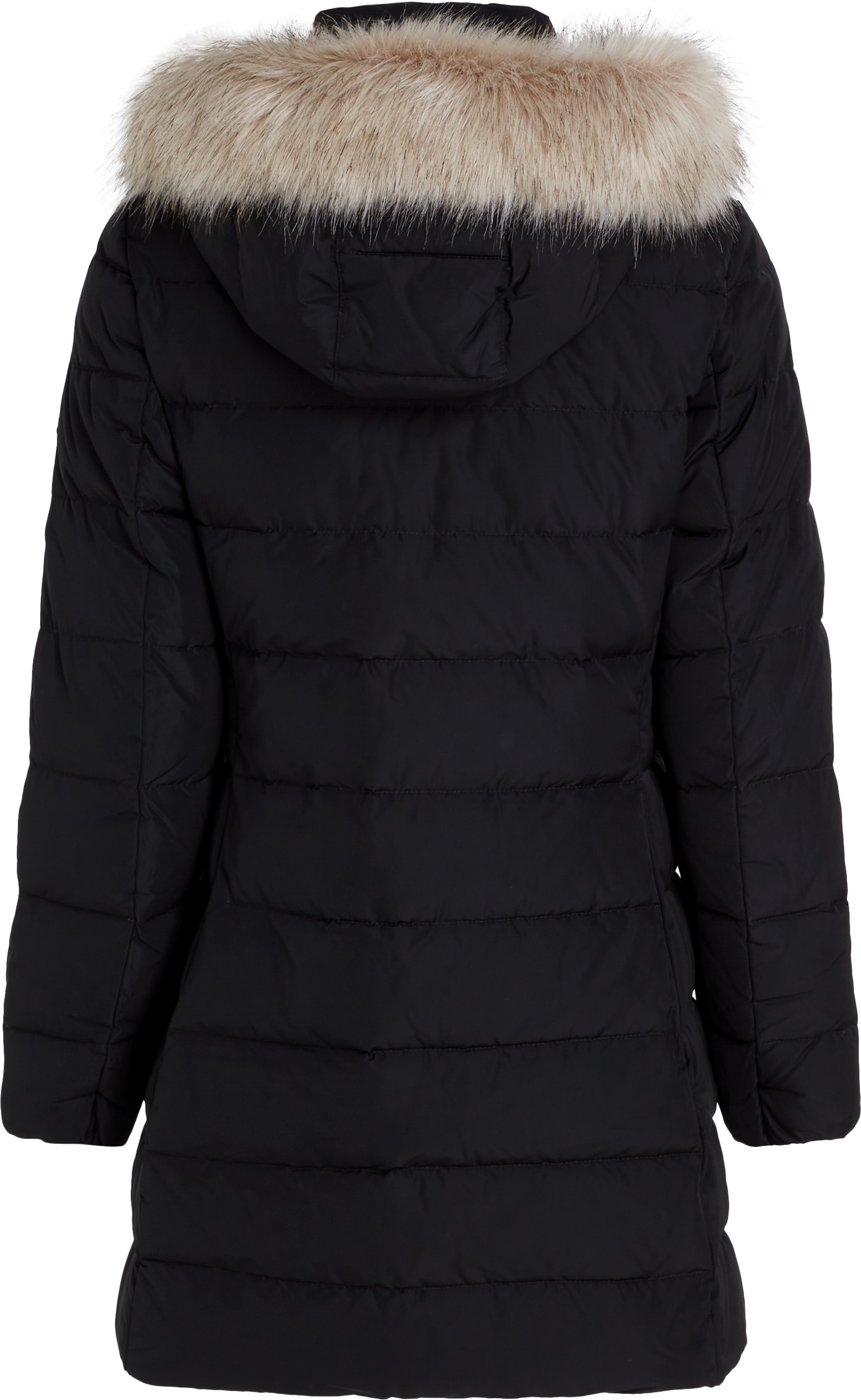 Tommy Hilfiger Steppmantel »HERITAGE DOWN TYRA COAT WITH FUR«, mit Fellimitat