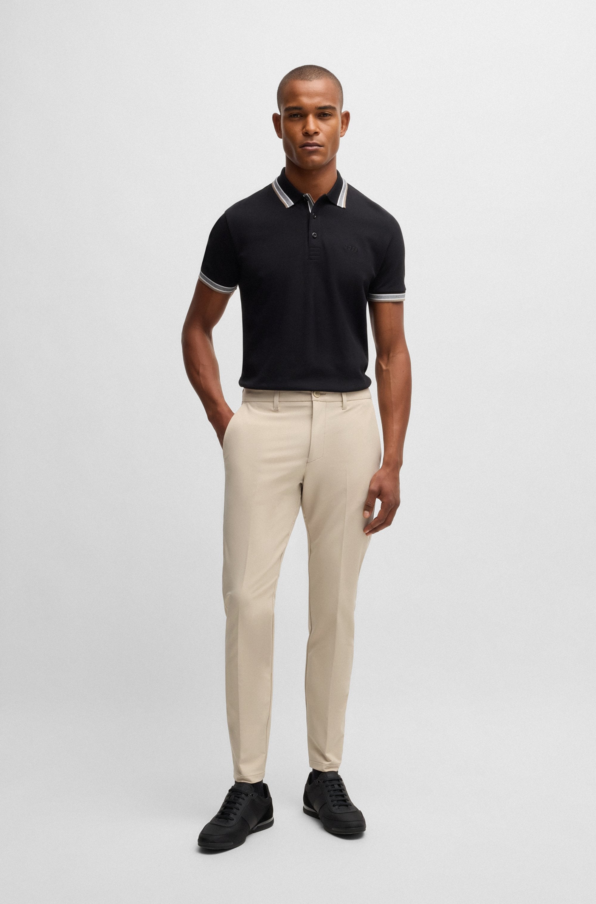 BOSS GREEN Stretch-Hose »T Commuter-Slim«, in schmaler Passform