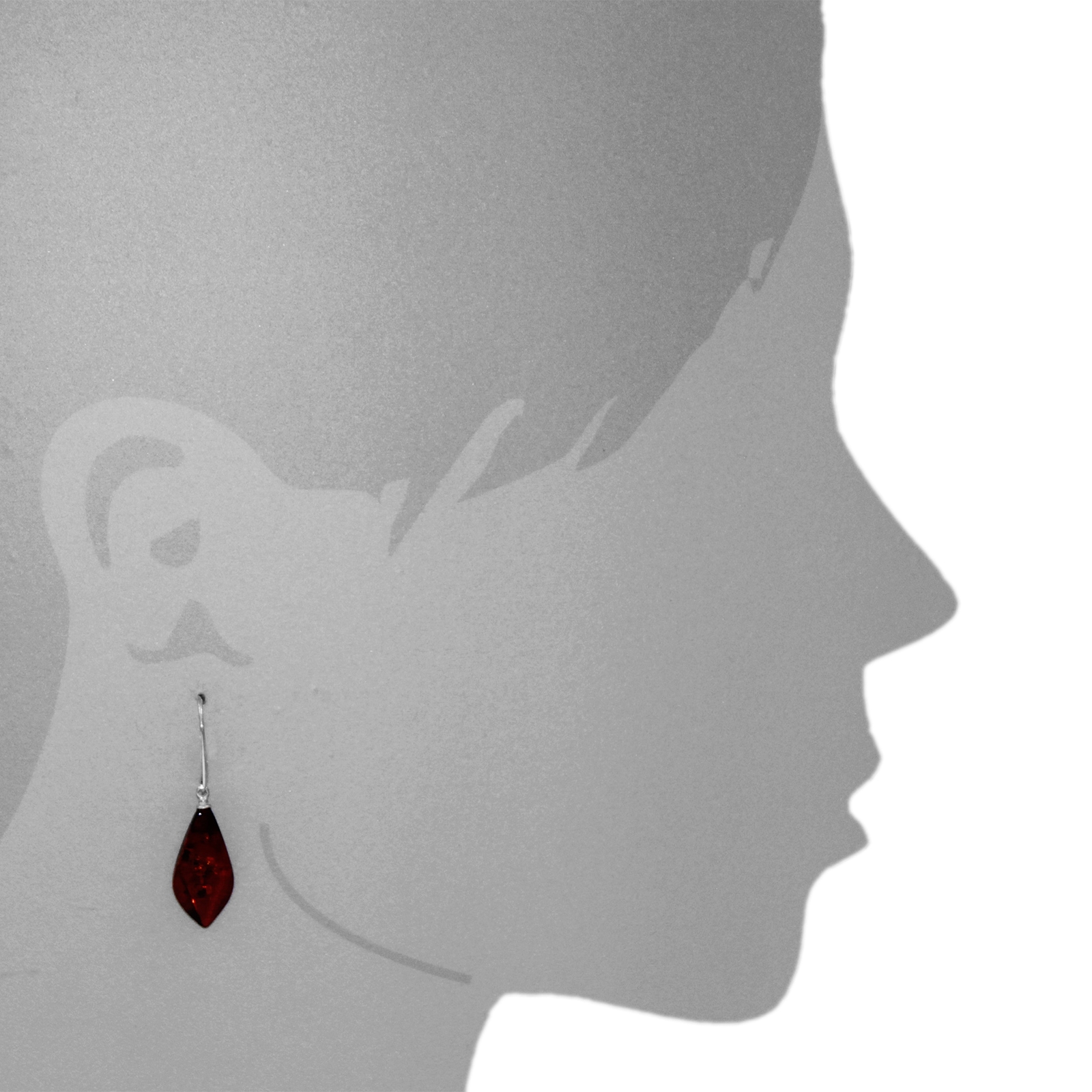 OSTSEE-SCHMUCK Paar Ohrhänger »- Klassisch - Silber 925/000 - Bernstein«