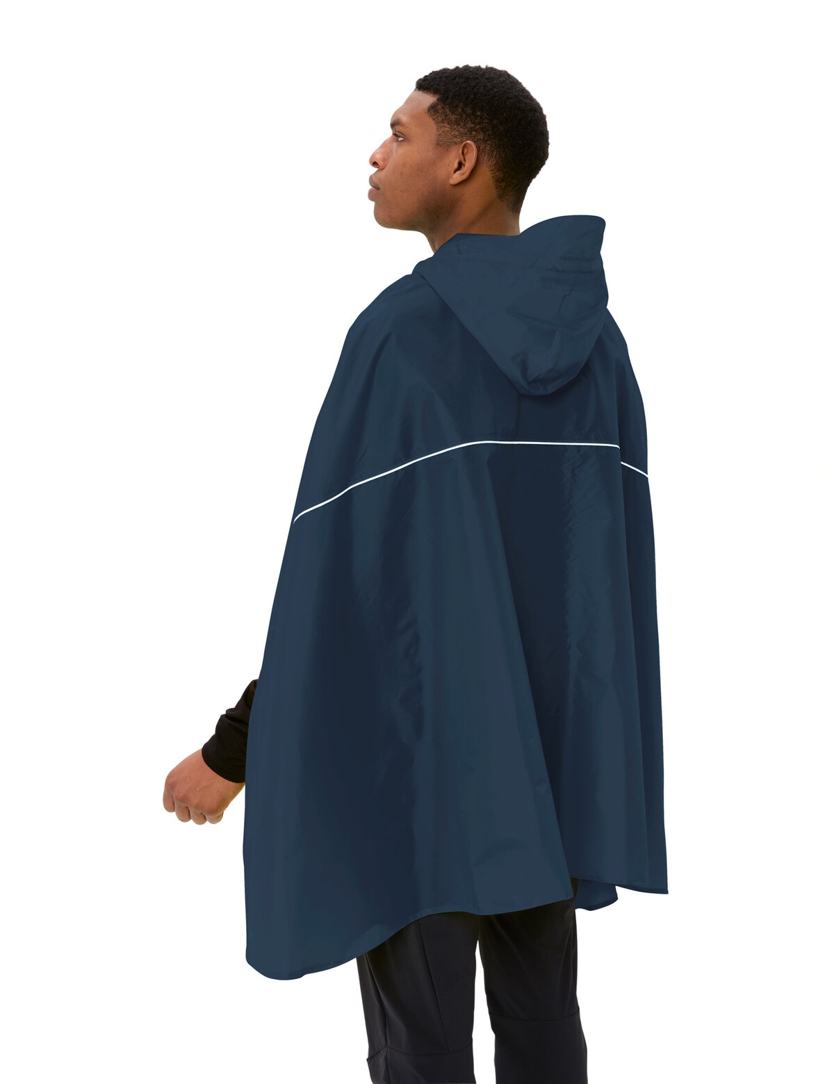 VAUDE Regenponcho »VALDIPINO PONCHO« für Radsport und Outdoor-Aktivitäten, leichtes Material