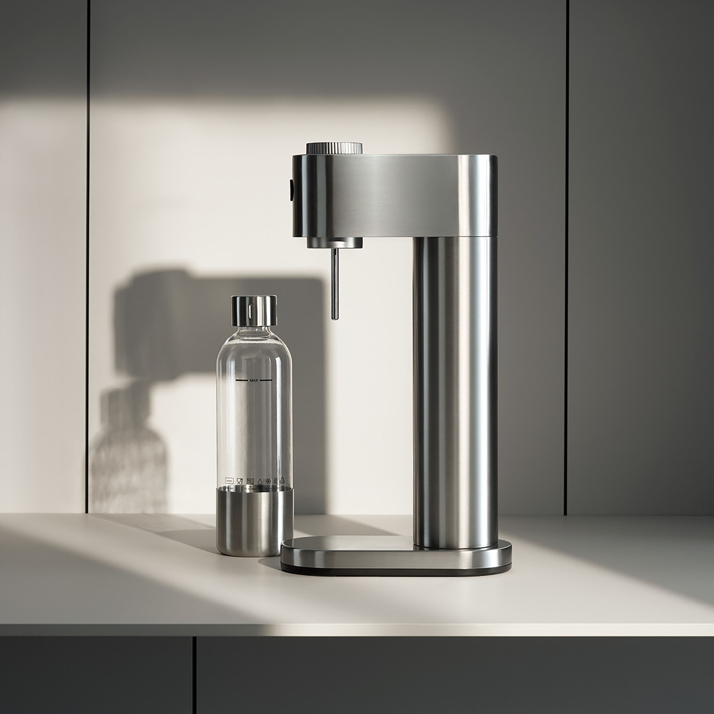 WMF Wassersprudler »Element One« 3 Sprudelgrade, vollautomatisches Sprudeln, Cromargan Edelstahlgehäuse