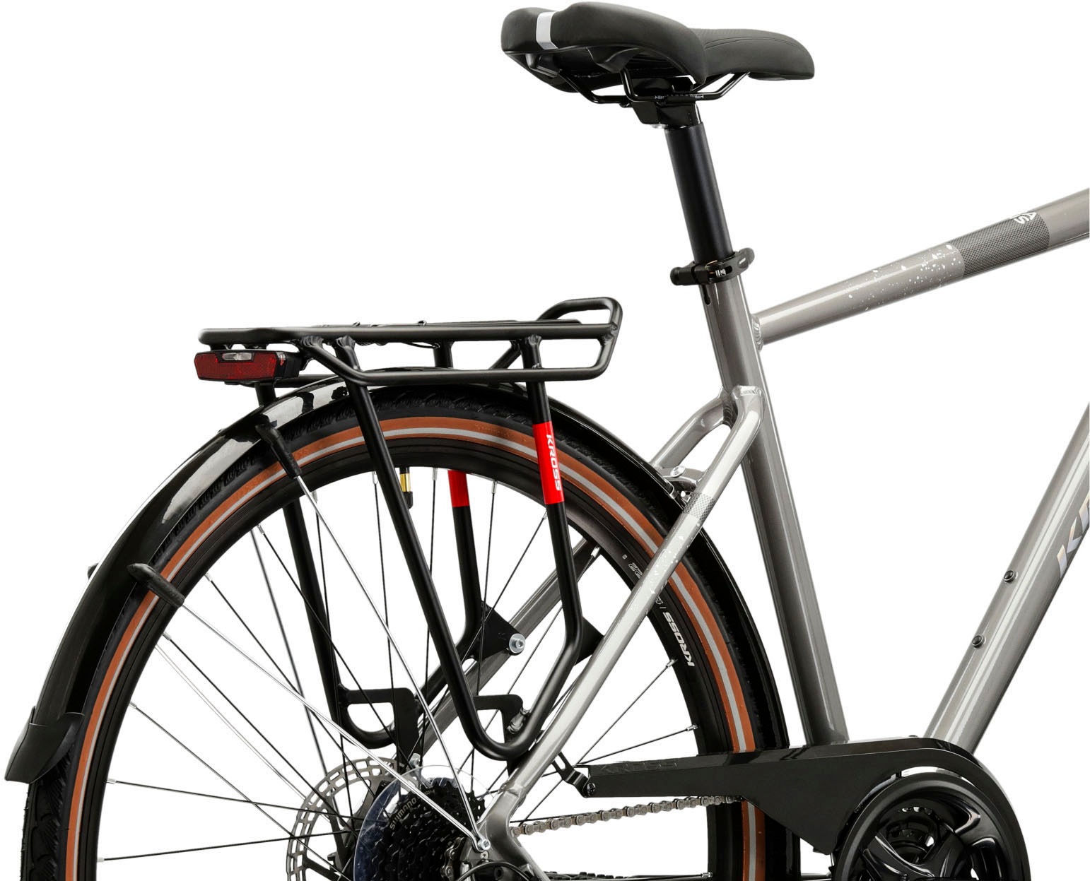 Kross Trekkingrad »KROSS Trekkingrad 28" Trans 3.0 ULT.RA silver 24 Gänge« 24 Gang Shimano ACERA M3020 Schaltwerk Kettenschaltung