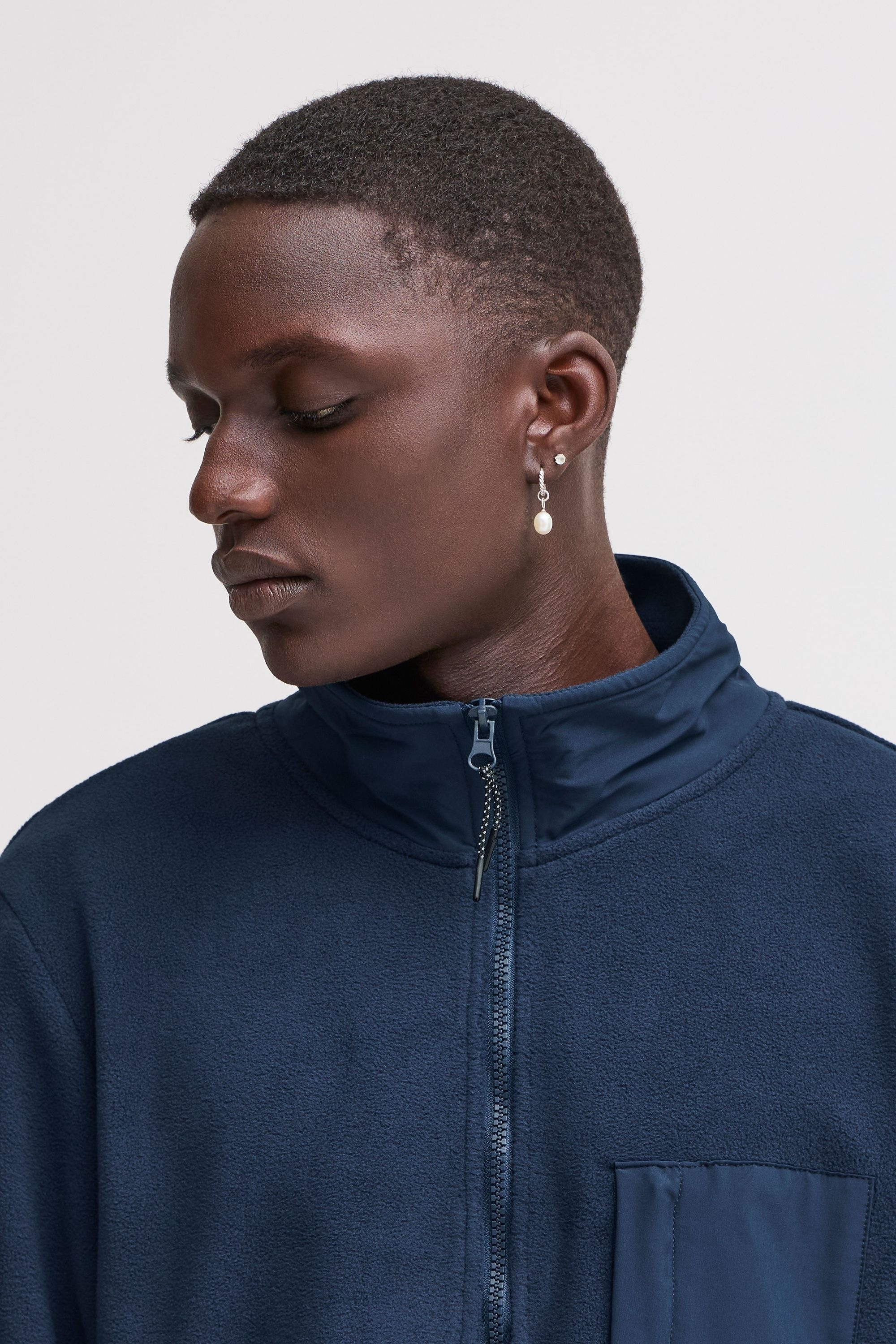 Blend Fleecejacke »Fleecejacke BHBROOKS Sweatshirt halfzipp«