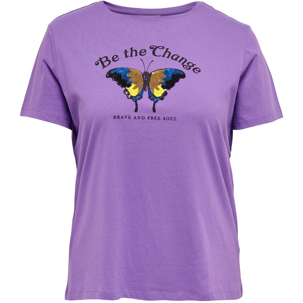 ONLY CARMAKOMA Kurzarmshirt »CARKITI REG SS TEE JRS« GU8004 ONLY CARMAKOMA Kurzarmshirt »CARKITI REG SS TEE JRS« GU8004