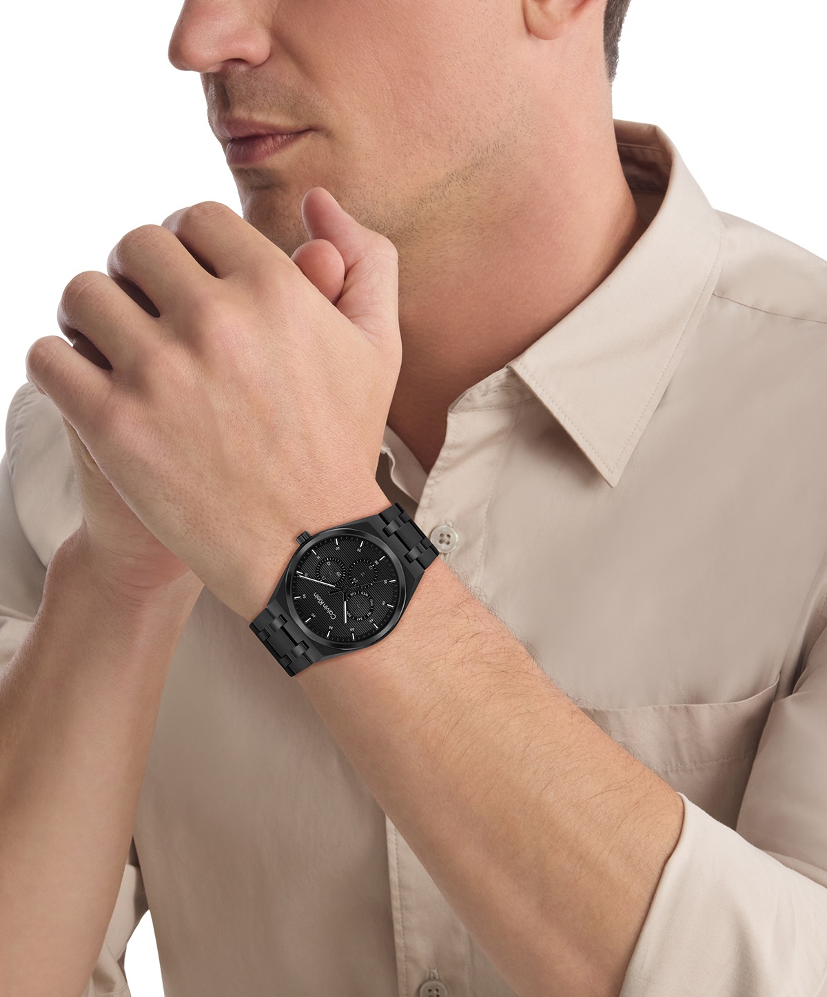 Calvin Klein Multifunktionsuhr »CK MOTION«, Quarzuhr, Armbanduhr, Damenuhr, Herrenuhr, Edelstahlarmband, analog