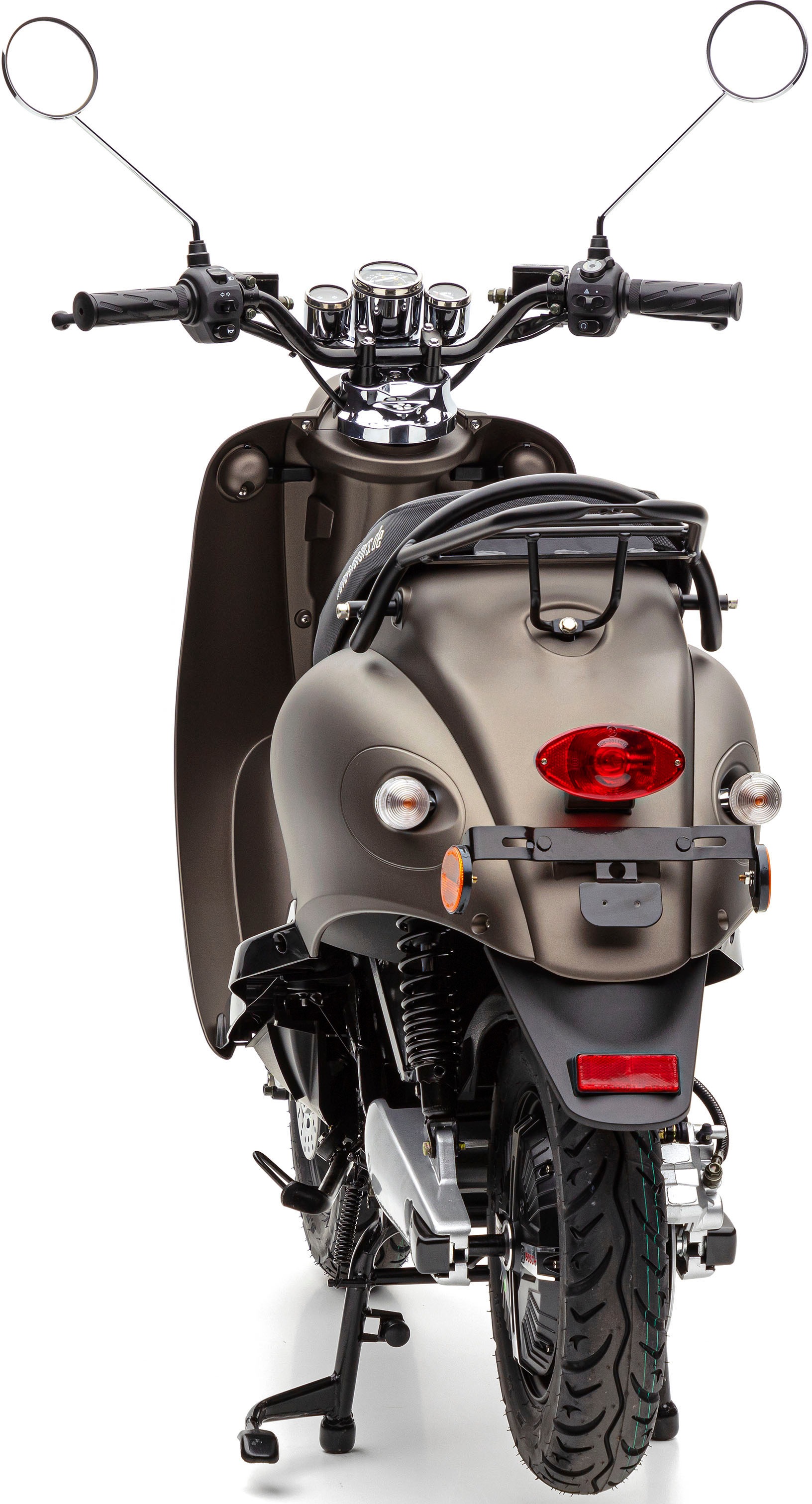 hinten »eRetro E-Motorroller Nova Li«, Motors BAUR auf Rechnung härteverstellbare Dual-Stoßdämpfer Star |