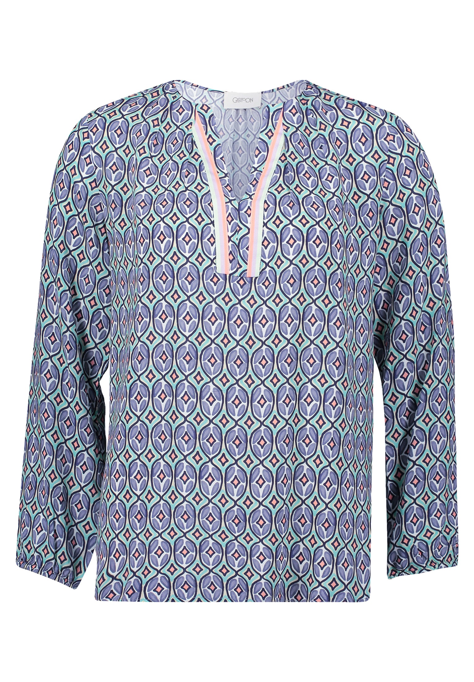 Cartoon Schlupfbluse "Damen Casual-Bluse langarm" günstig online kaufen