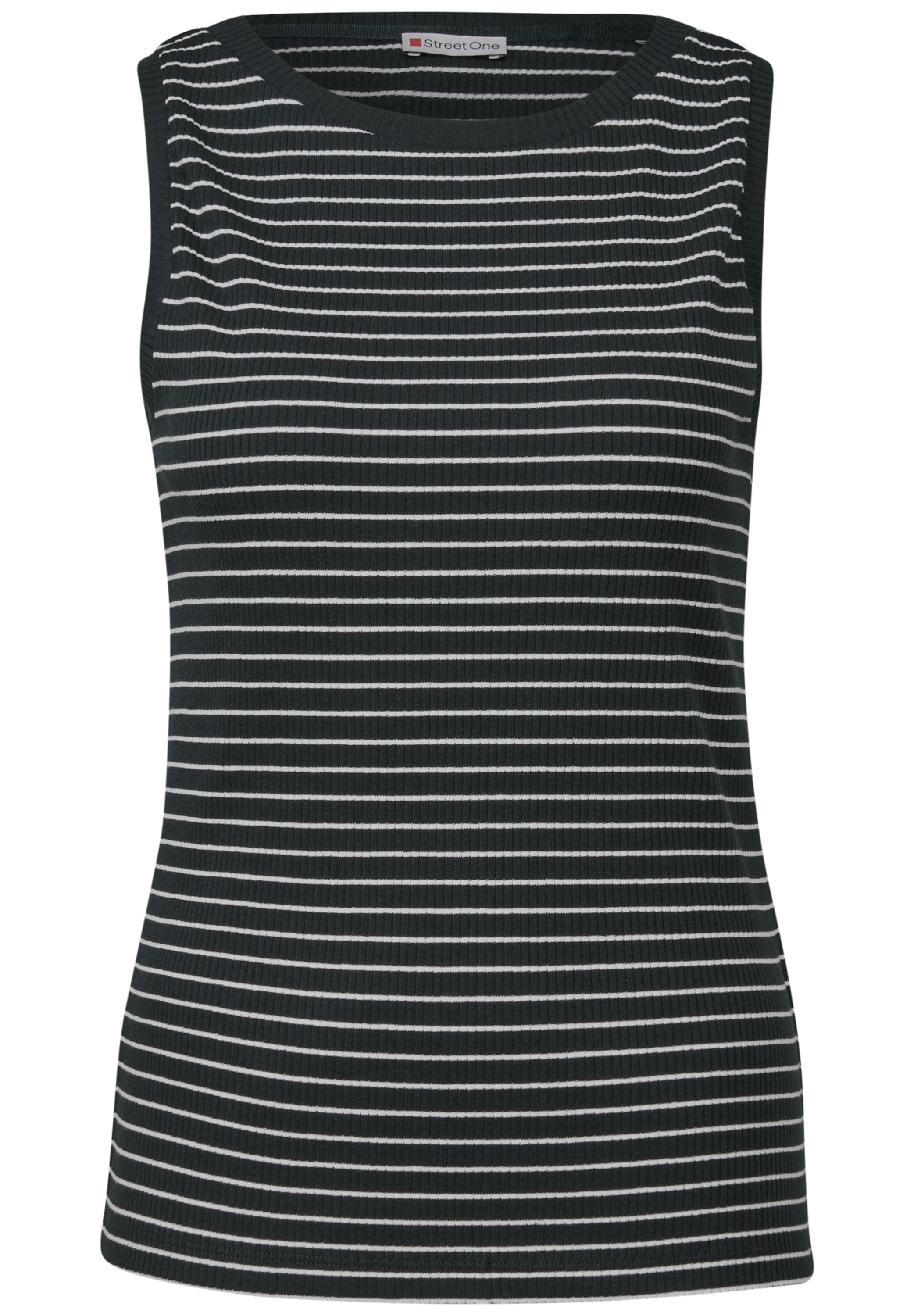 STREET ONE Tanktop, bestehend aus einem Materialmix