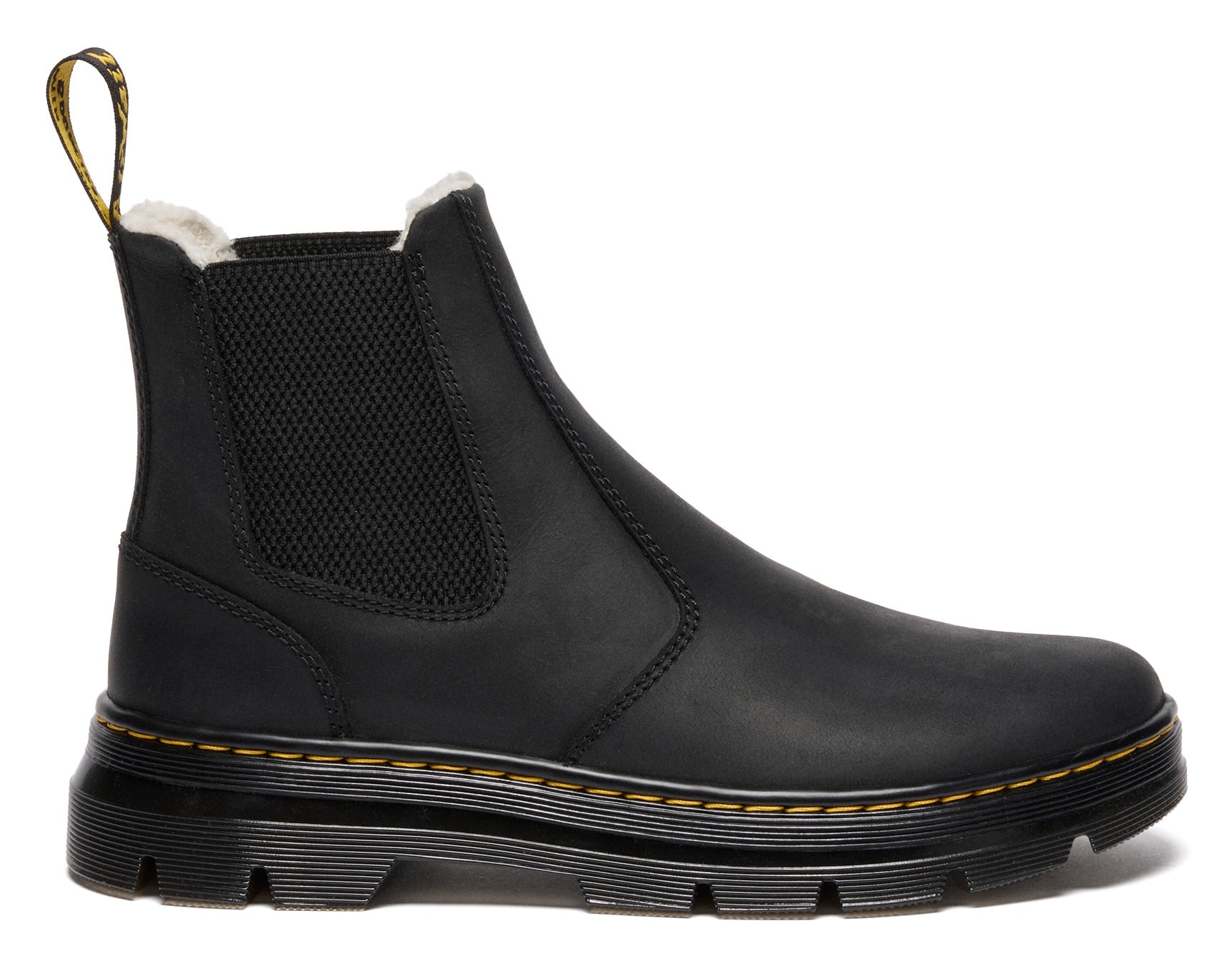DR. MARTENS Chelseaboots »Embury WL«, Blockabsatz, Stiefelette, Schlupfschuh mit praktischer Anziehlasche