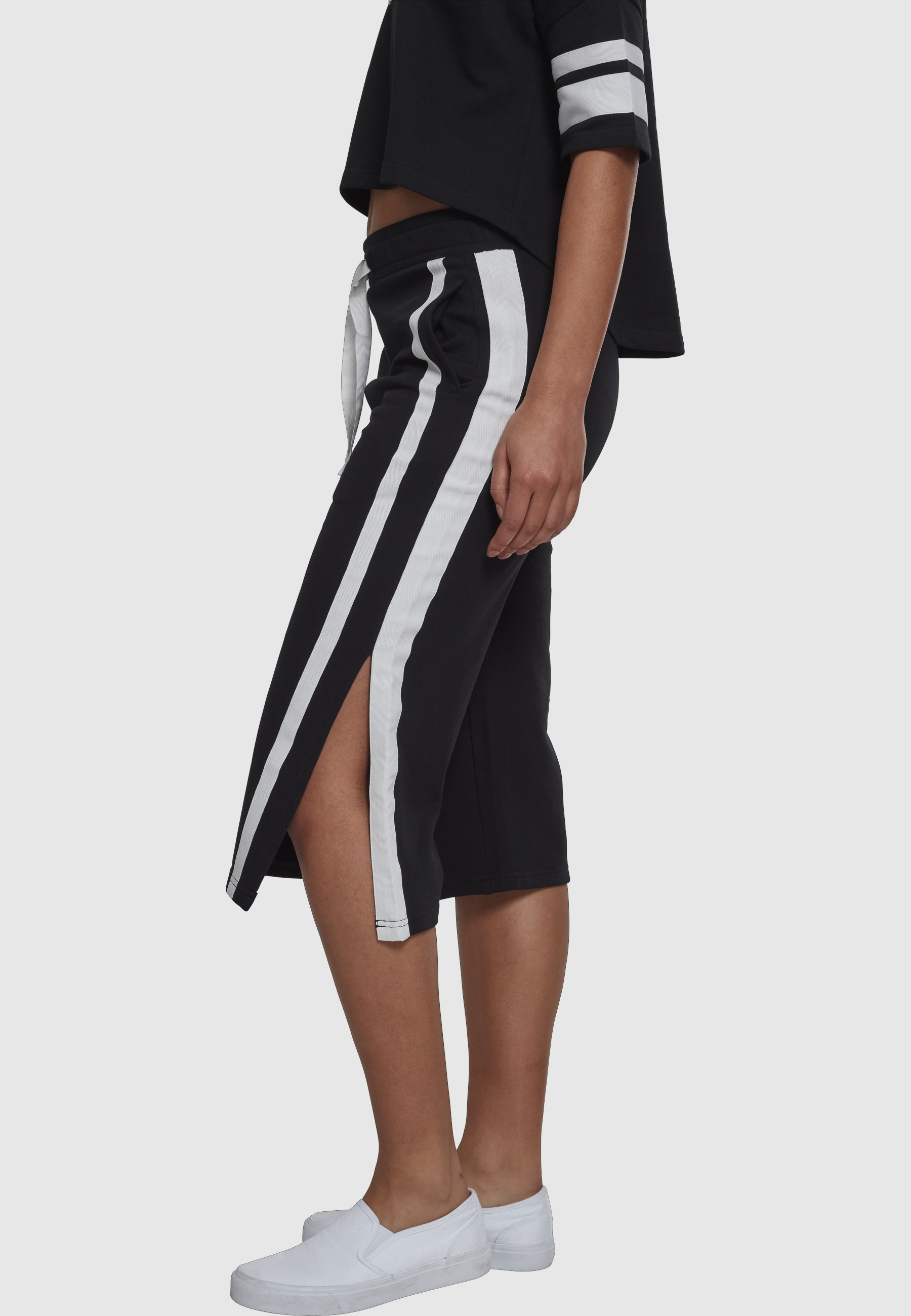 URBAN CLASSICS Culotte »Urban Classics Damen Ladies Taped Terry Culotte«