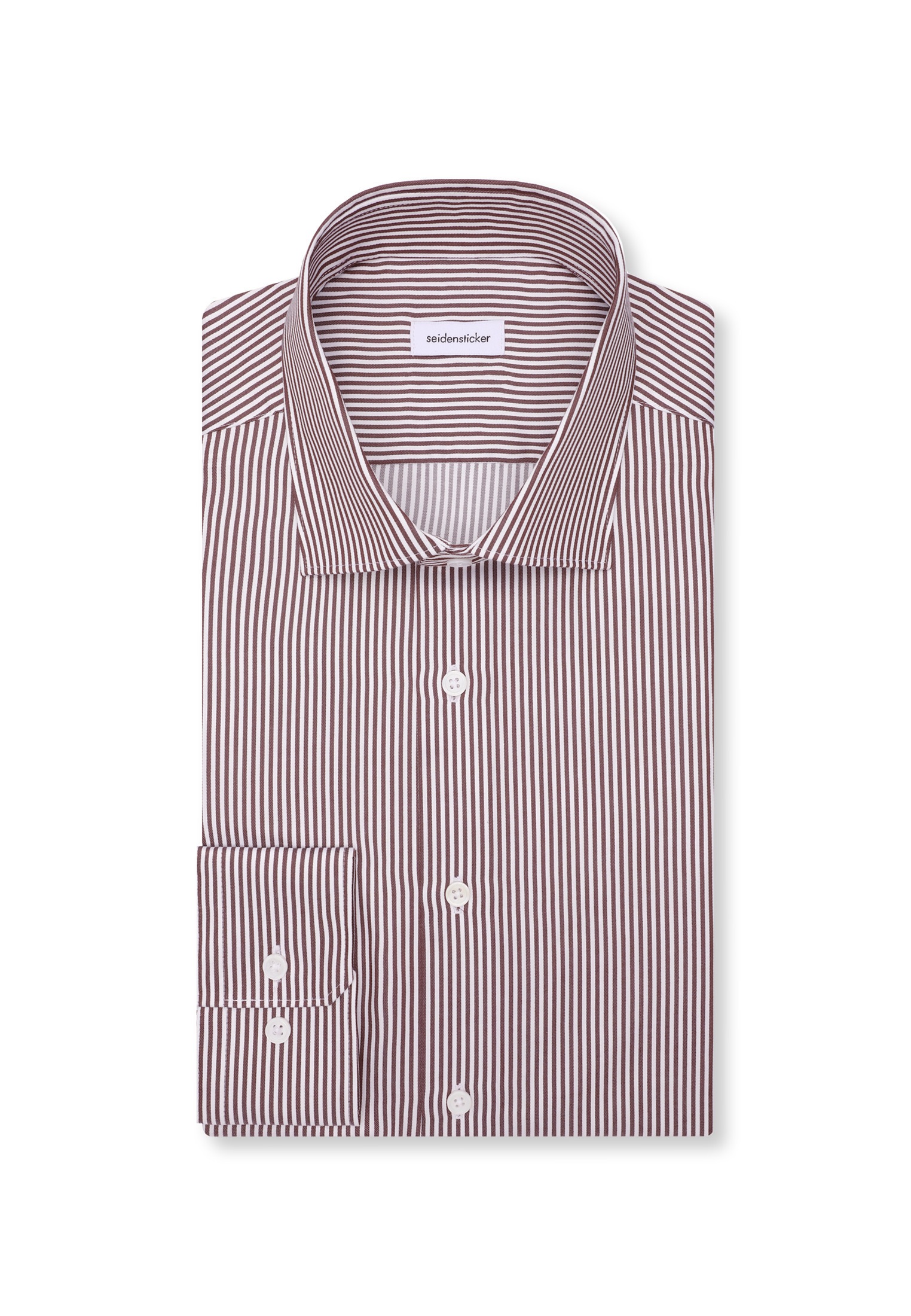 seidensticker Businesshemd »Schwarze Rose« Slim 1/1 Kentkragen Gestreift