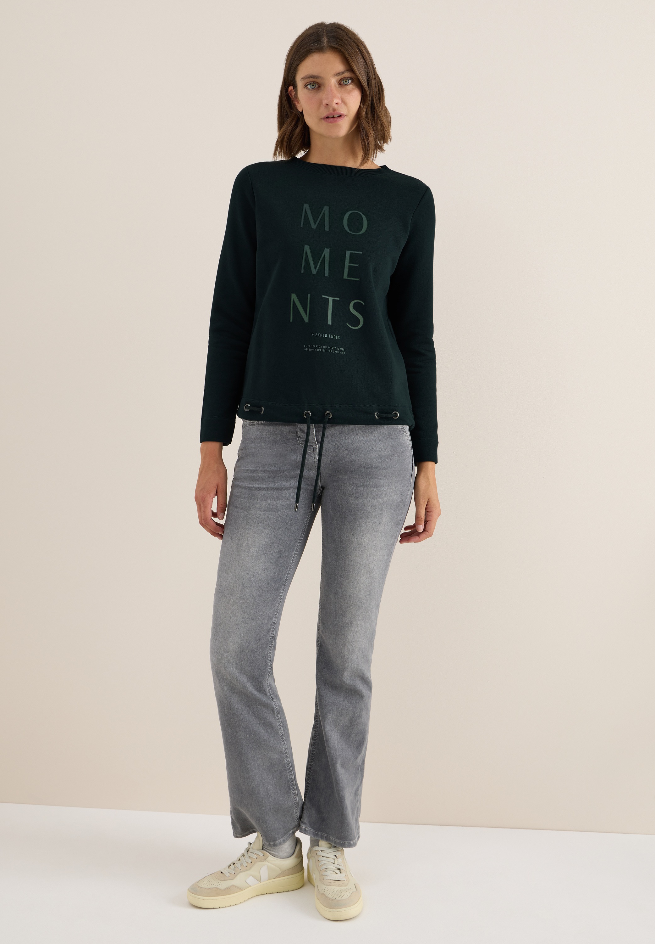 Cecil Sweatshirt, im soften Baumwoll-Mix