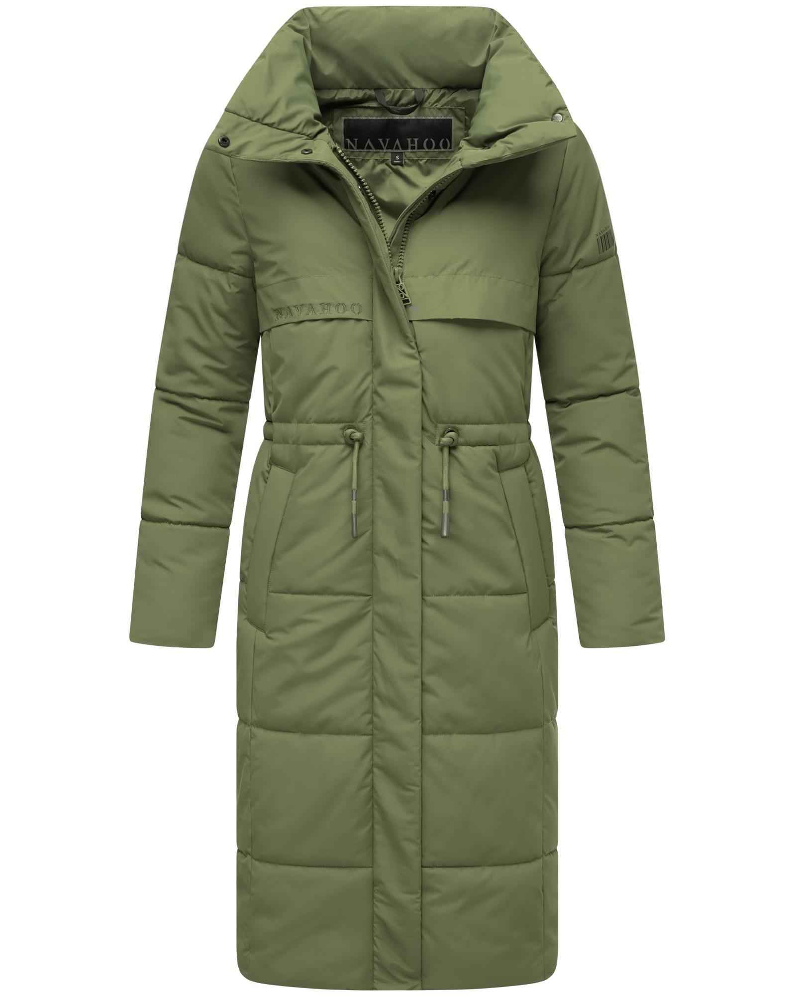 Navahoo Wintermantel »Der Wahnsinn 14«, Damen Steppmantel aus recyceltem Polyester