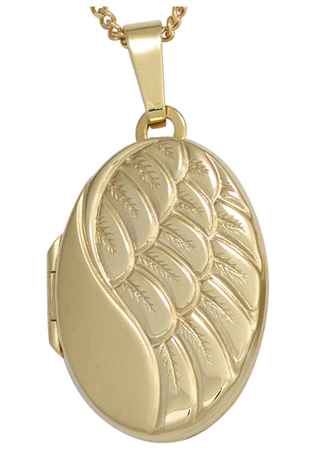 JOBO Medallionanhänger »Anhänger Medaillon oval«, 333 Gold