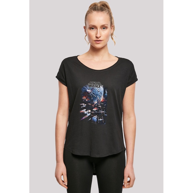 F4NT4STIC Kurzarmshirt »Damen Star Wars Universe- with Ladies Long Slub  Tee«, (1 tlg.) für bestellen | BAUR