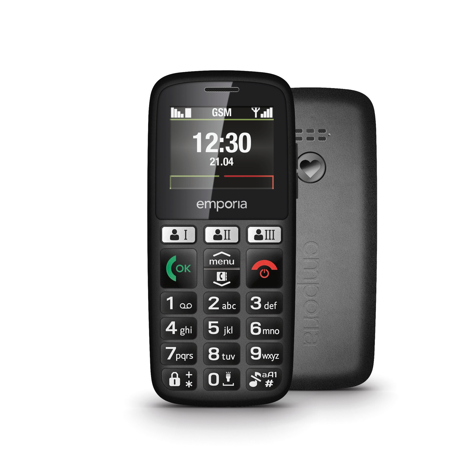 Emporia Handy »HAPPY E30 (2025)« juoda spalva