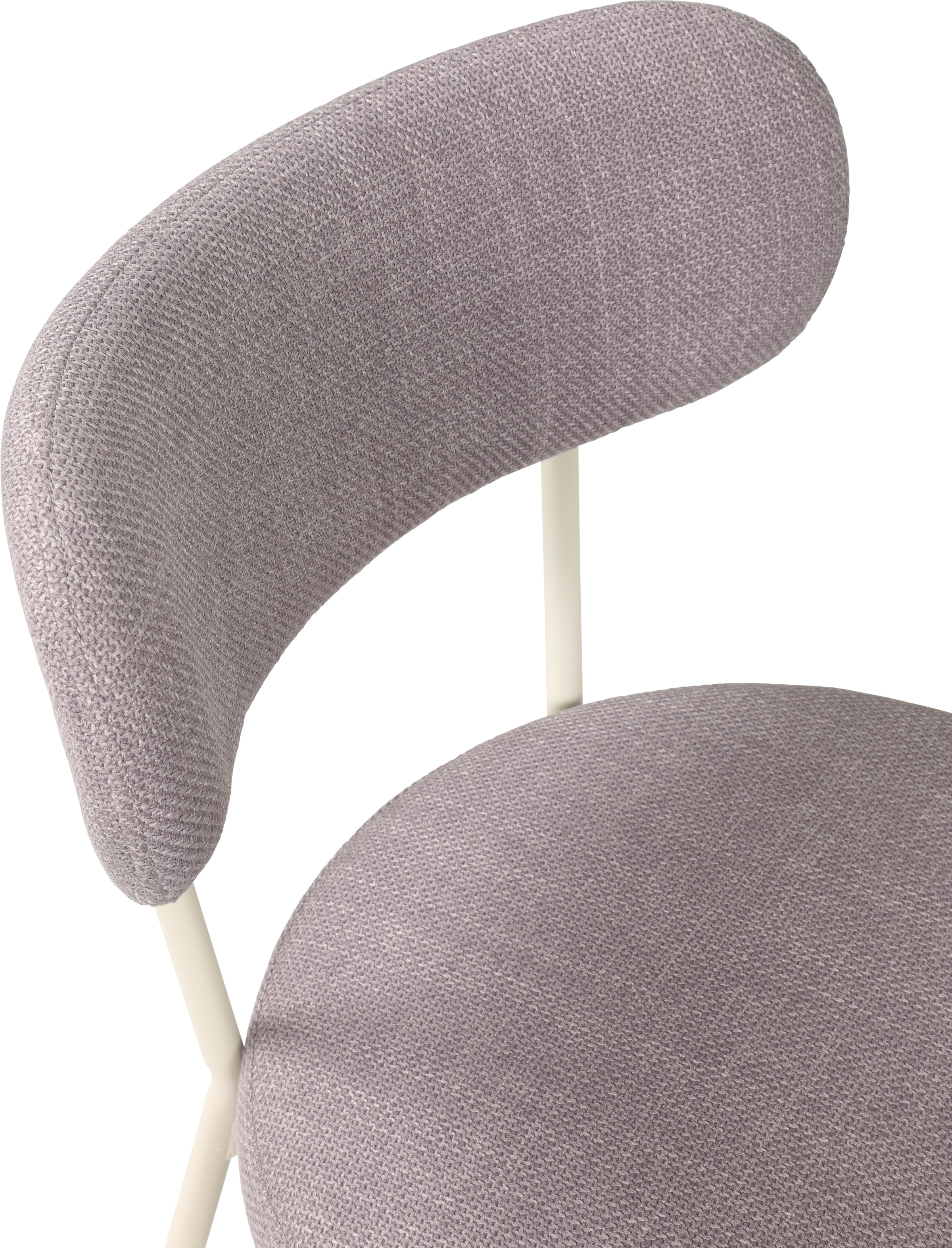 TOM TAILOR HOME 4-Fußstuhl »SOFT PAD CHAIR«, (Set), 2 St., Webstoff, Esszimmerstuhl, 4-Fußgestell, mit Rückenausschnitt