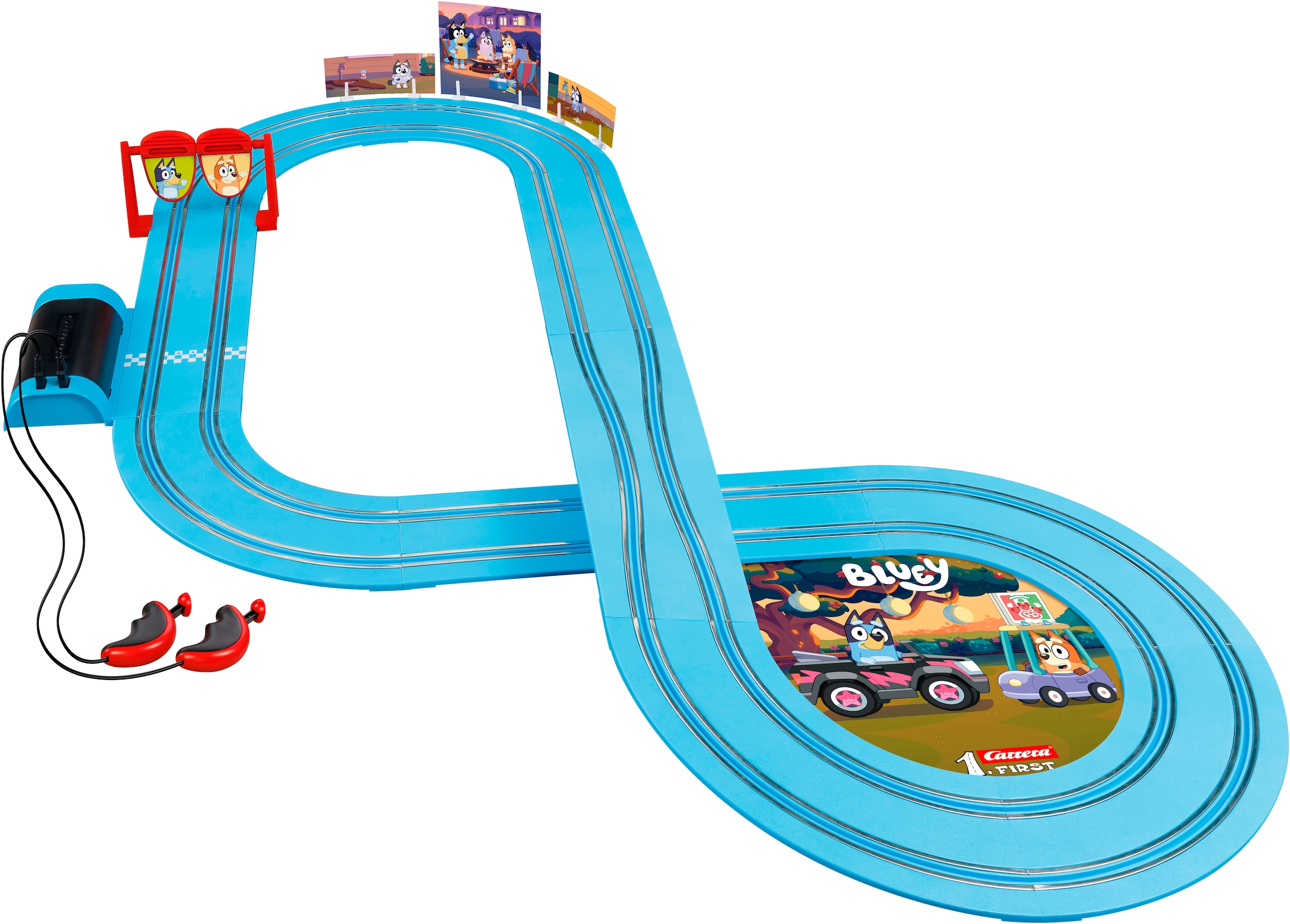 Carrera® Autorennbahn »Carrera First Bluey & Bingo - Lets Go«