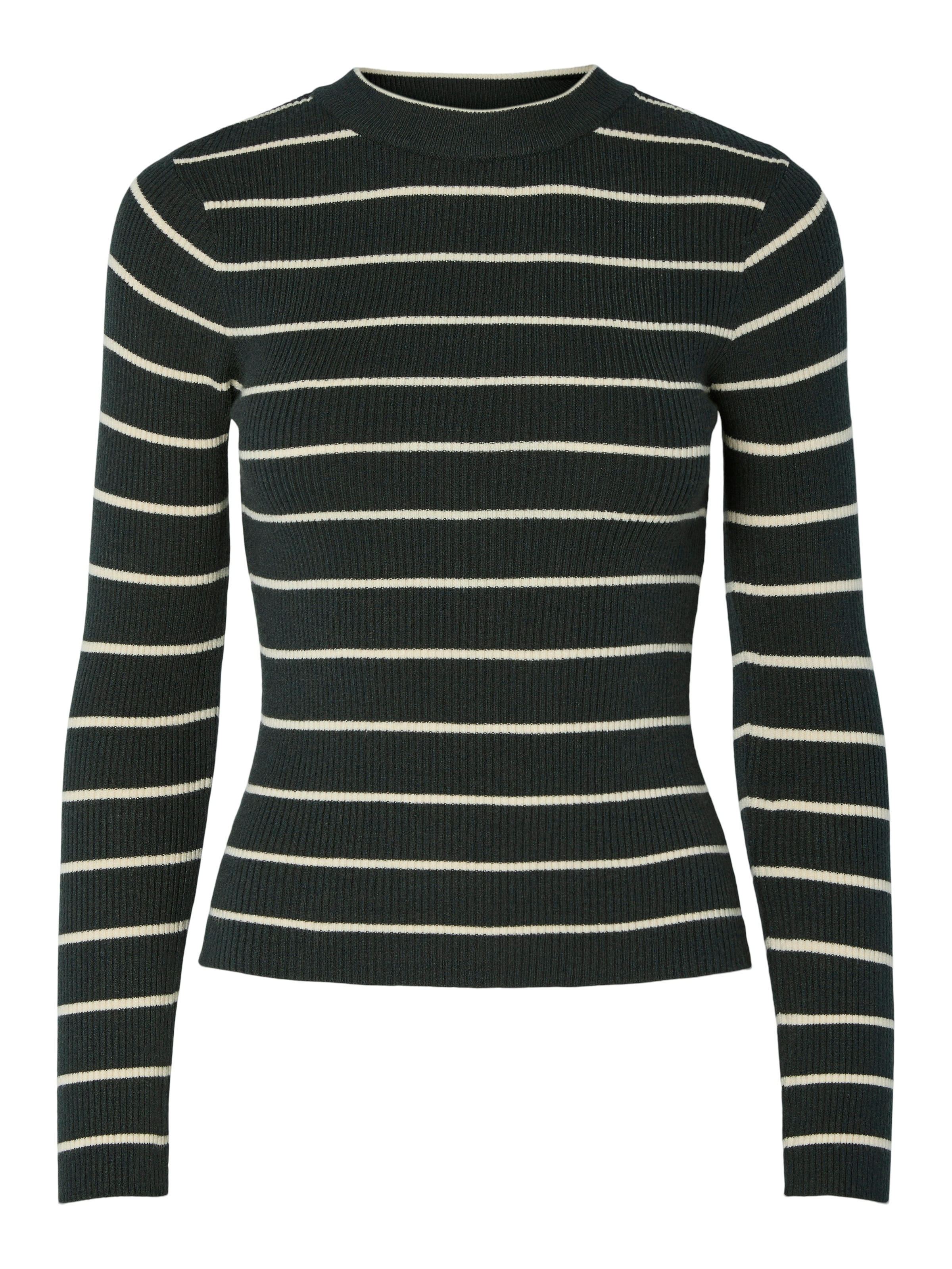 pieces Rundhalspullover »PCMIRA NEW LS O-NECK KNIT NOOS BC« Viskosemischung