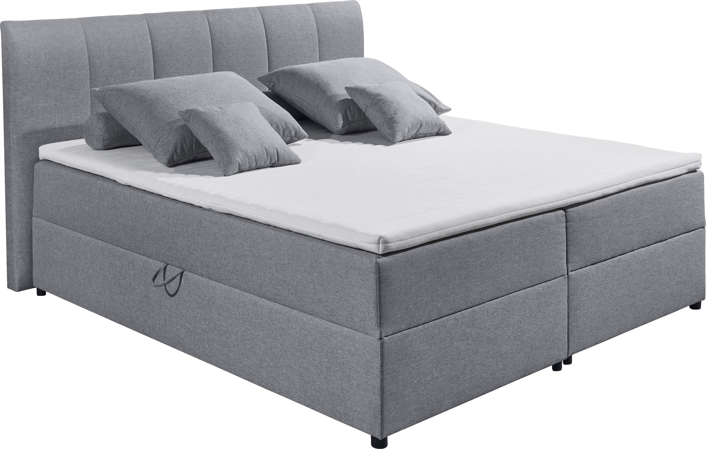 ED EXCITING DESIGN Boxbett »"Granada", Topseller inkl. Bettkasten und Topper«, erhältlich in den Größen 120x200cm & 180x200cm